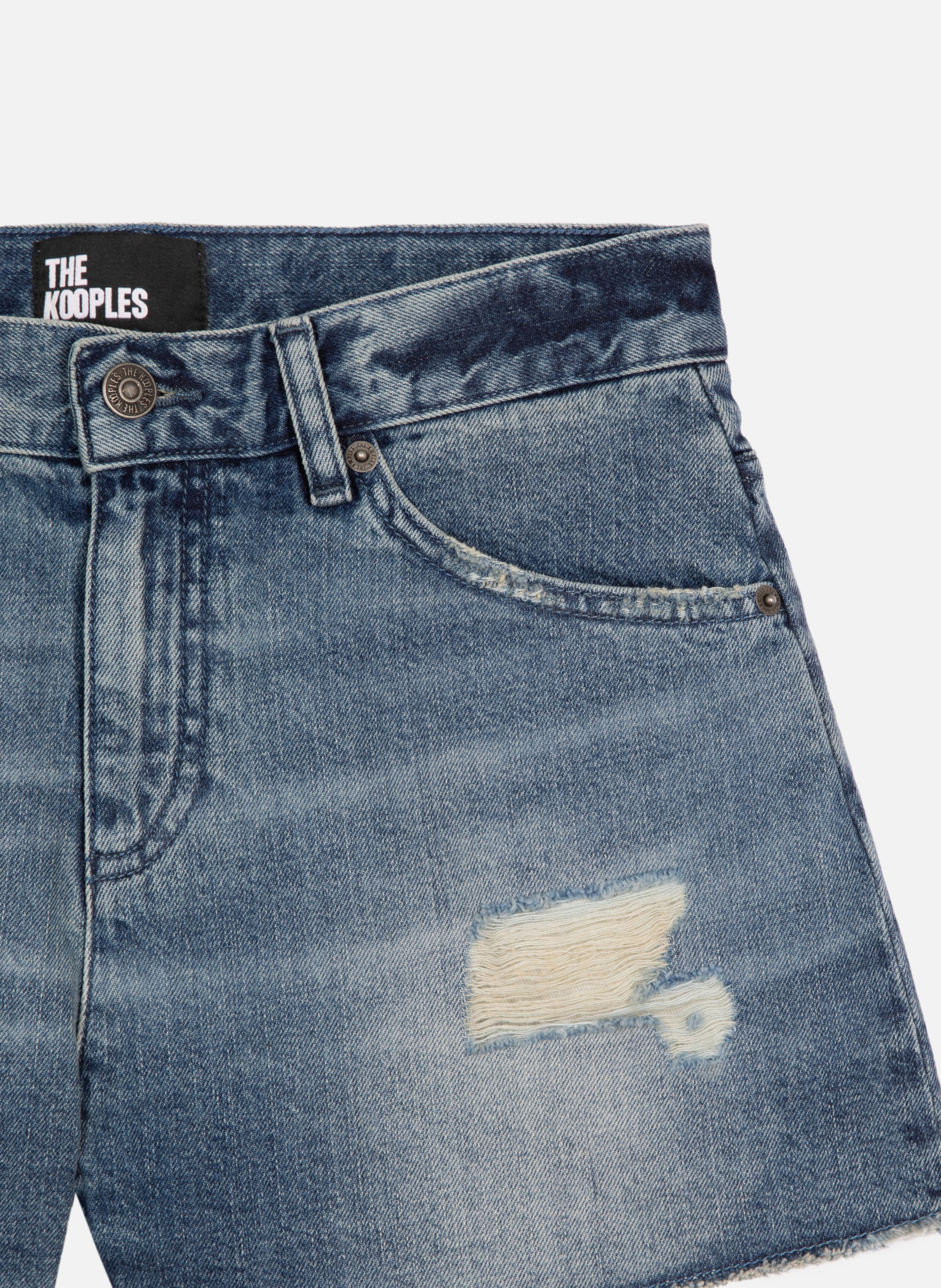 Short en denim THE KOOPLES Bleu