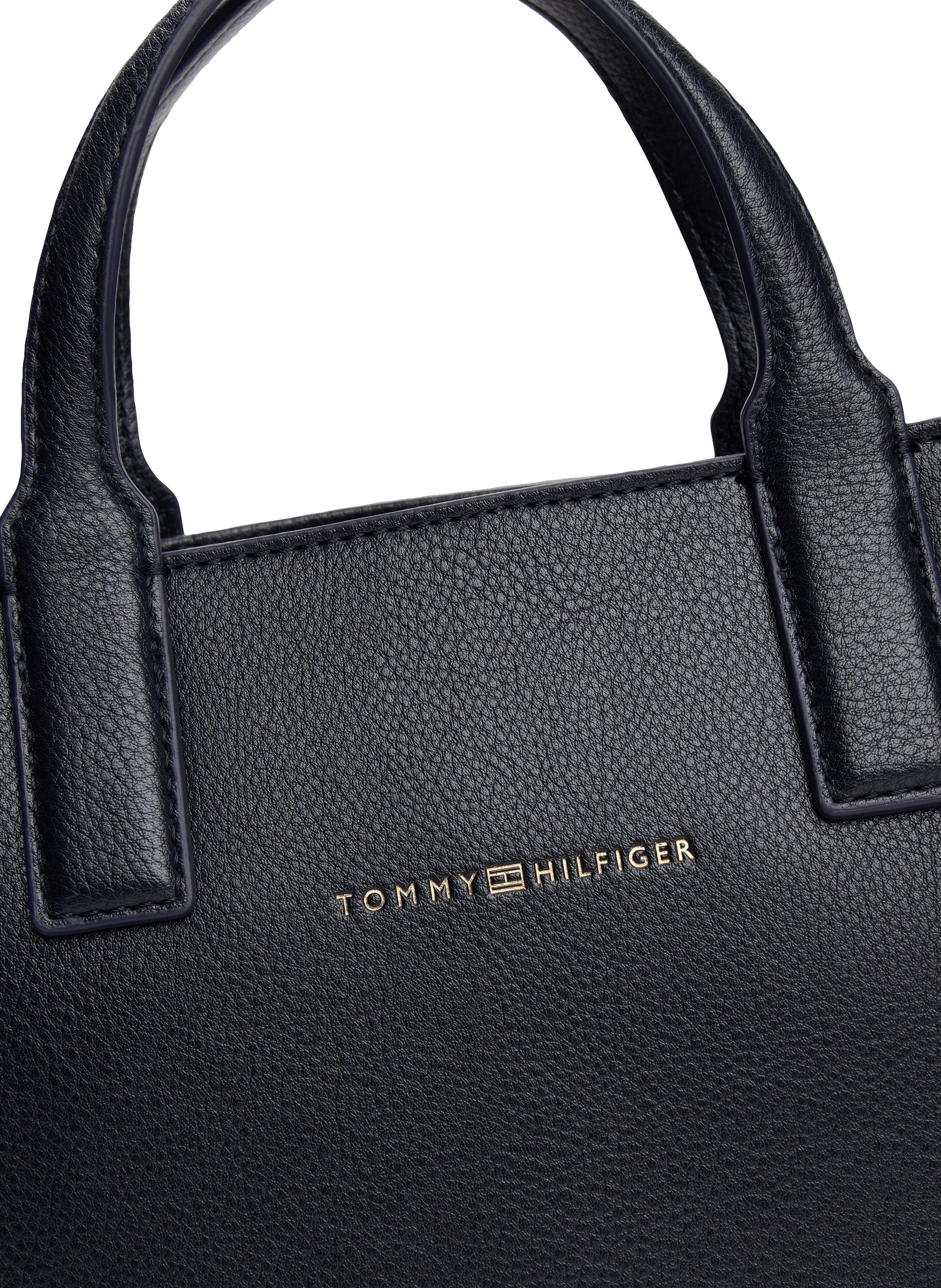Sac cabas en simili cuir TOMMY HILFIGER Bleu