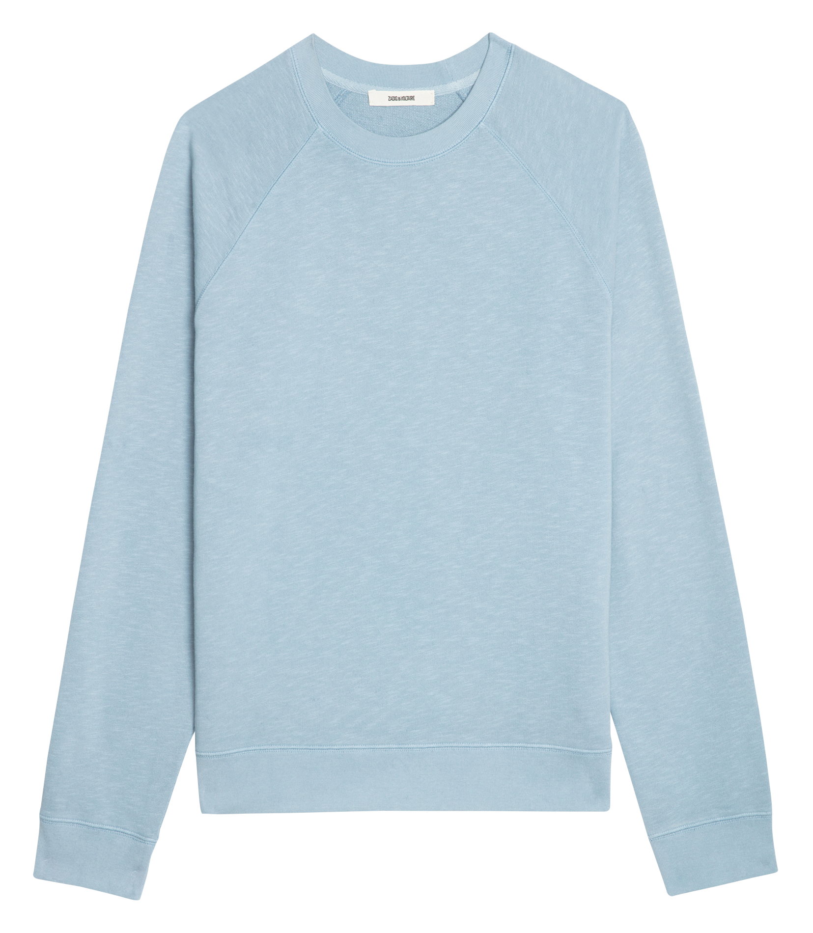 Sweat col rond en coton uppy ZADIG&VOLTAIRE Bleu