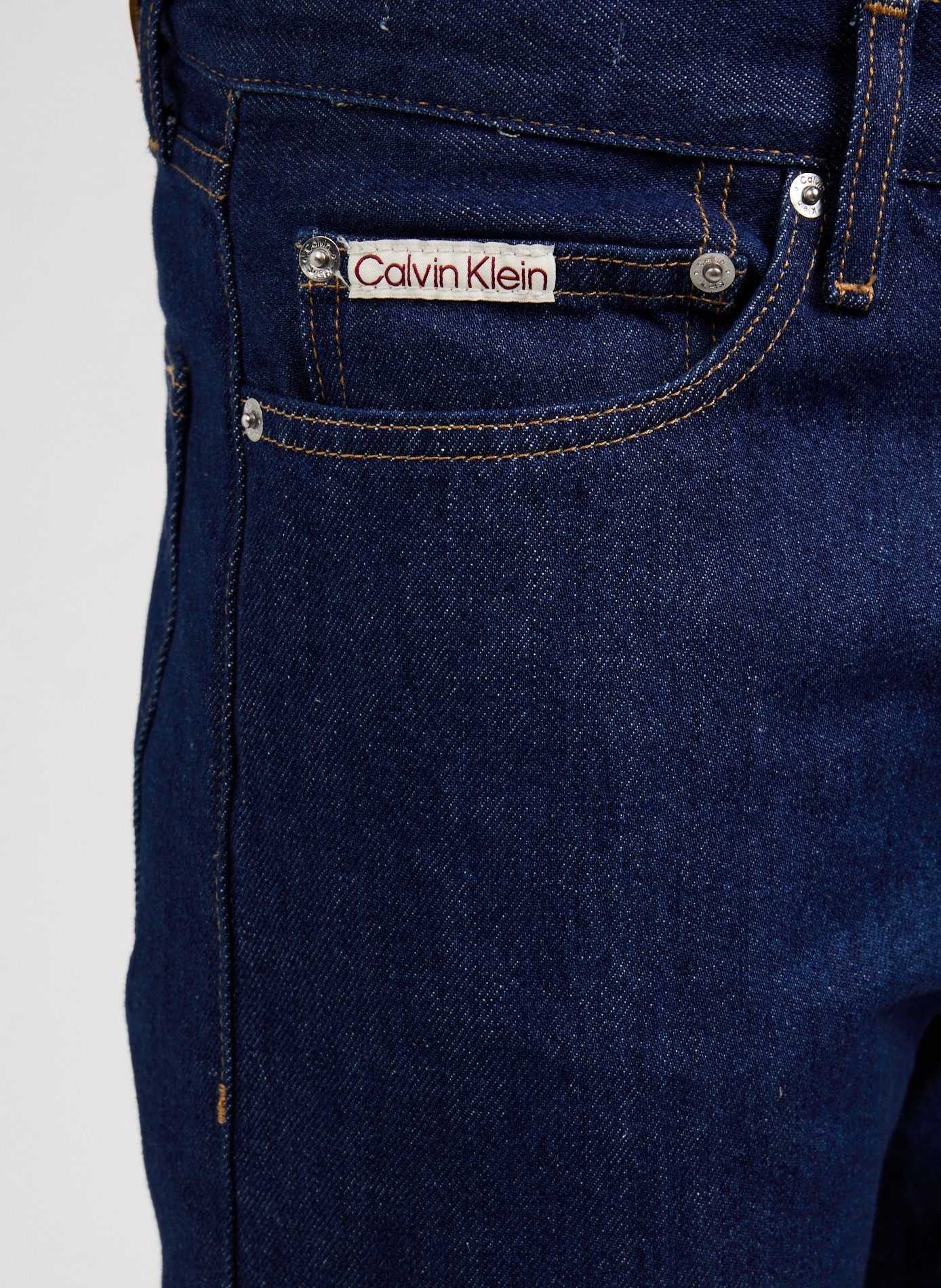 Straight cotton jeans CALVIN KLEIN Blue