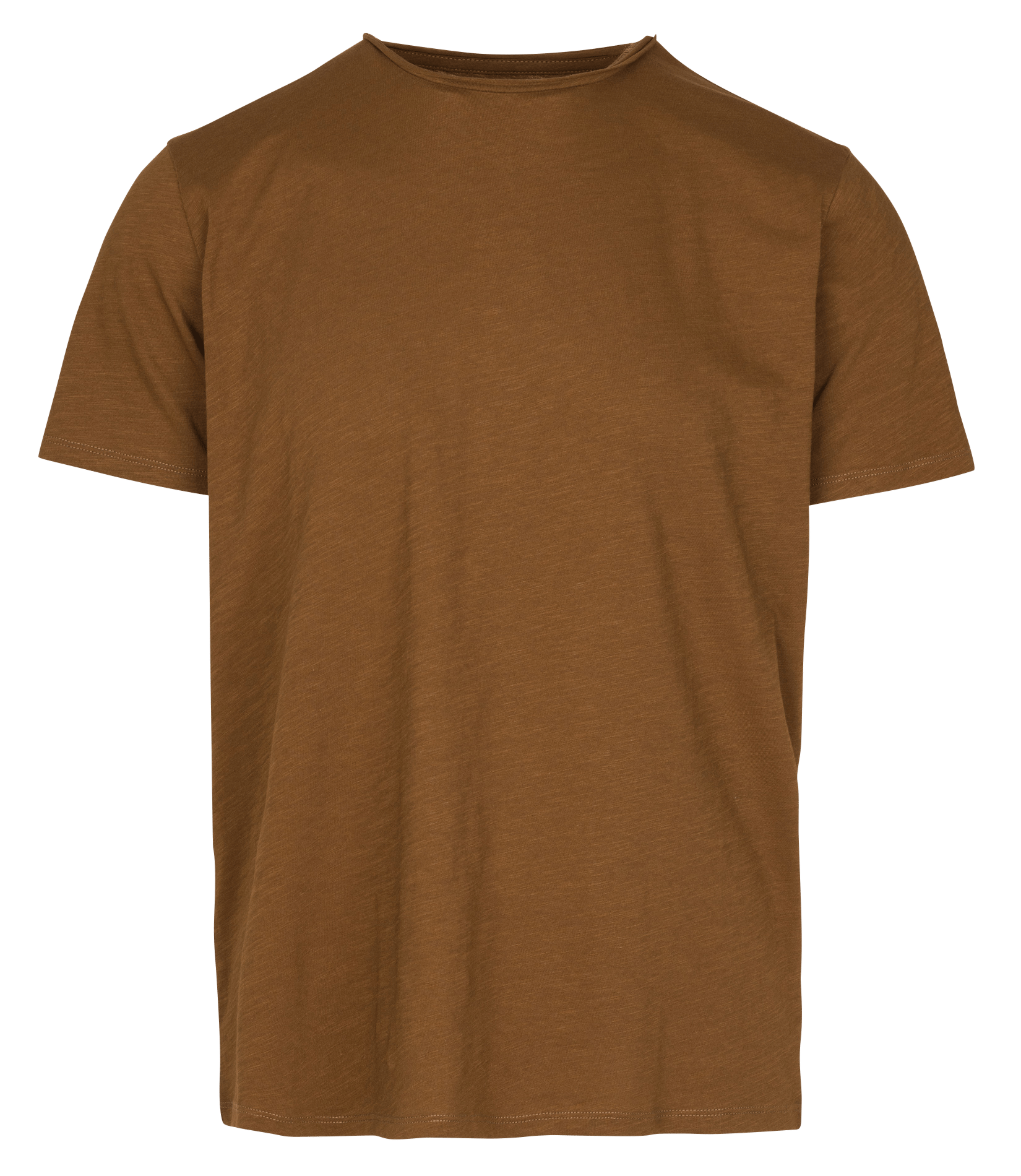 Tee-shirt droit col rond manches courtes IKKS Jaune