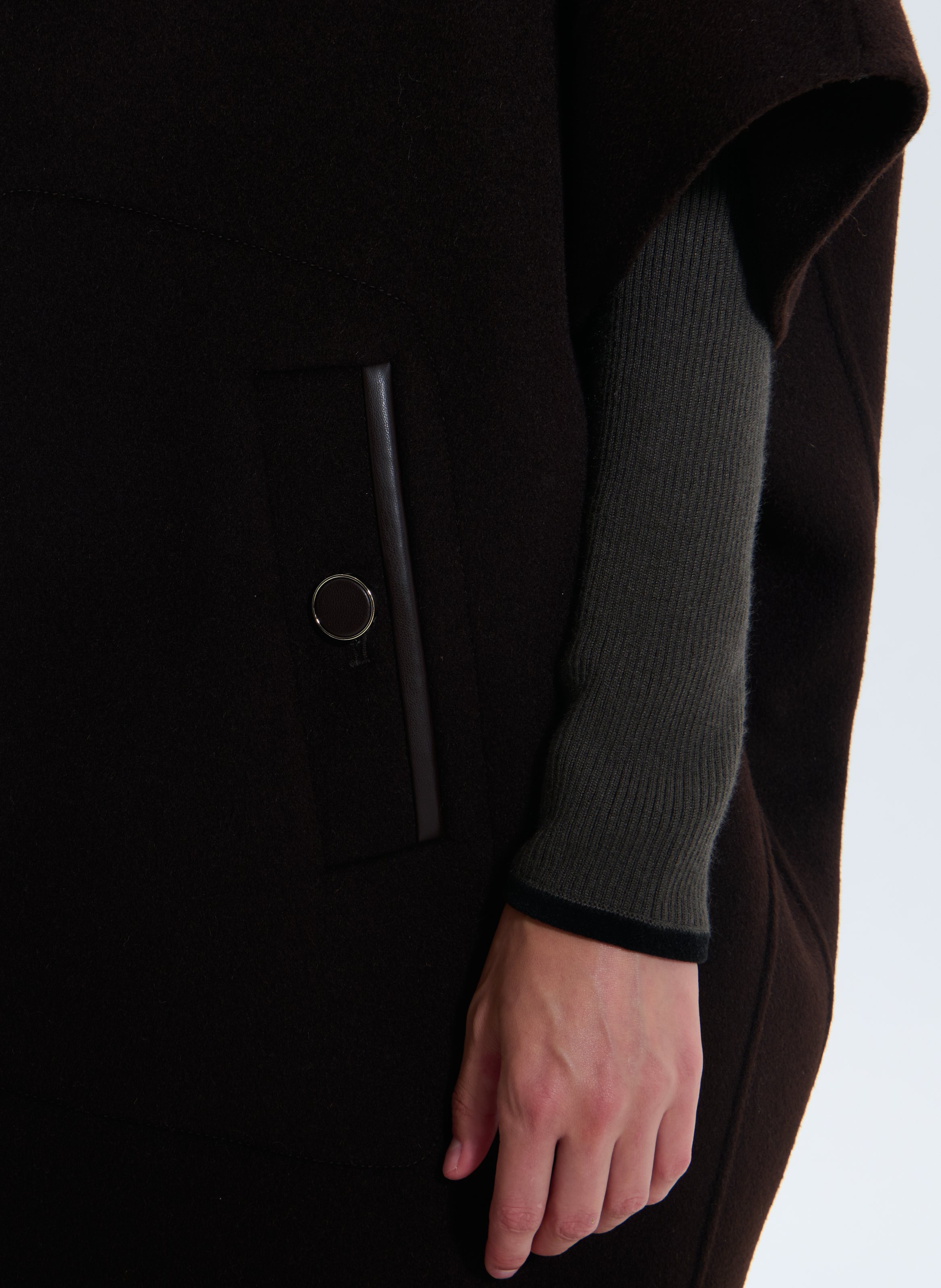 Cape droite celestine ZAPA Marron