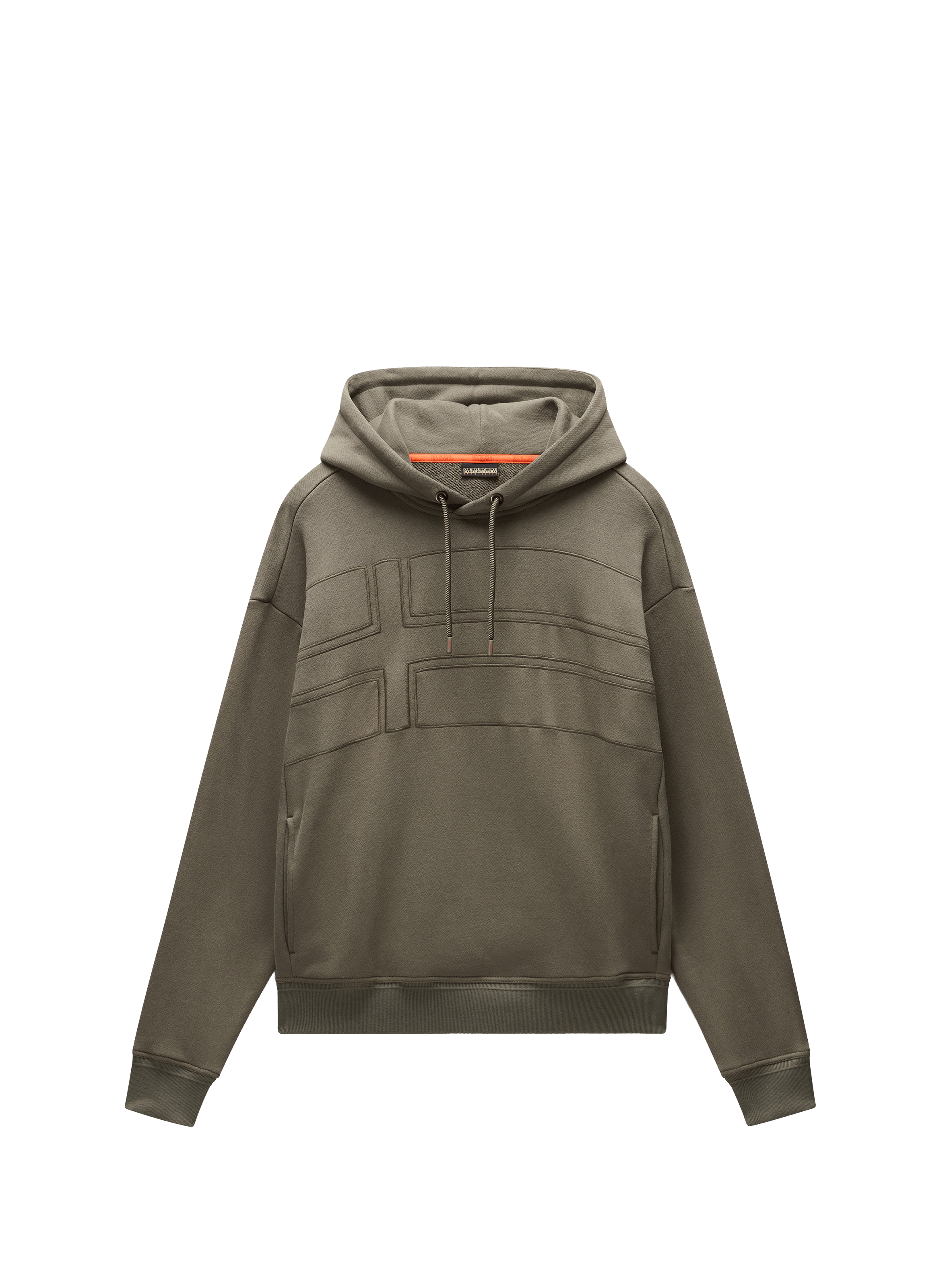 Cotton hoodie NAPAPIJRI Green