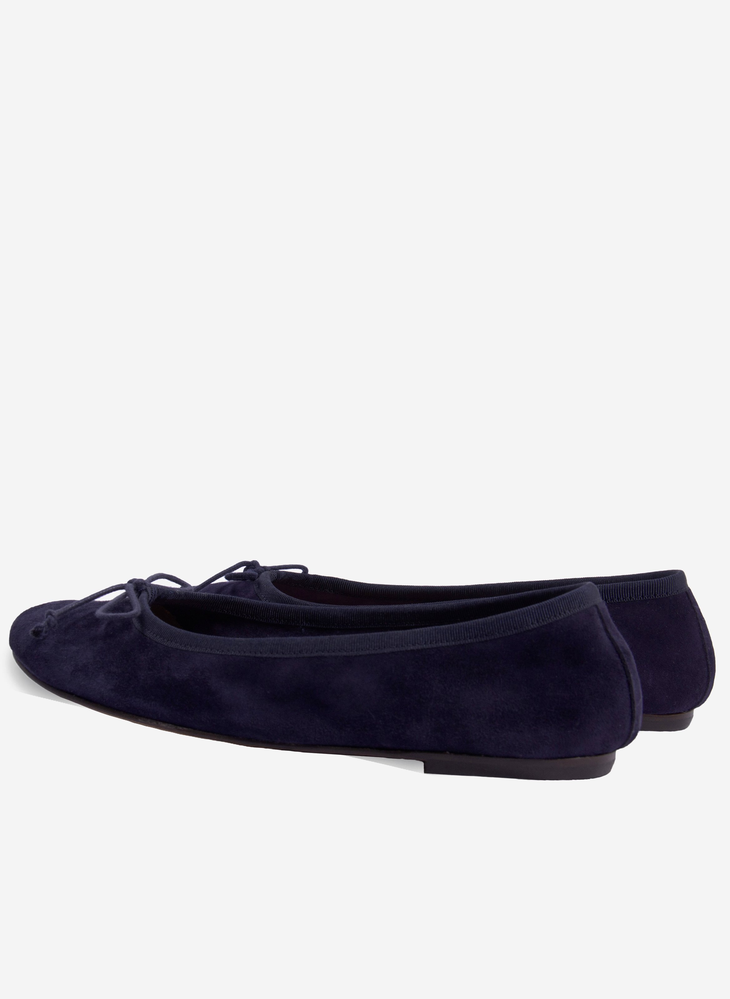 Ballerines classiques cuir daim JULES & JENN Bleu