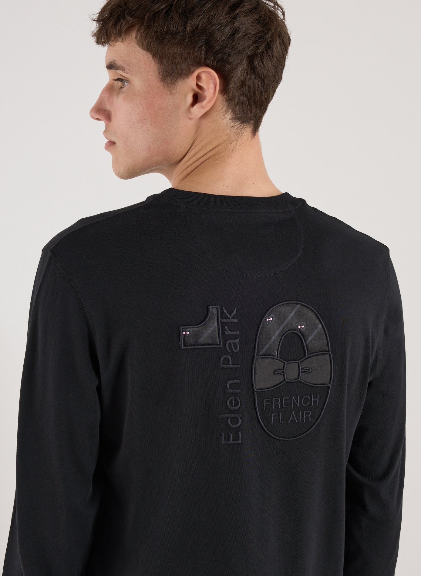 Long sleeve T-shirt EDEN PARK Black