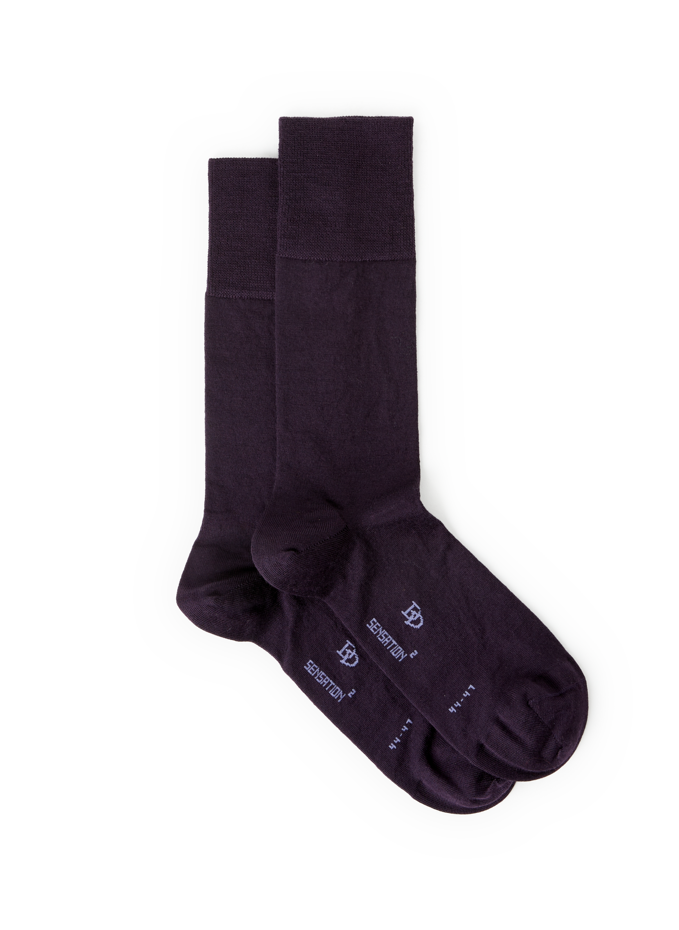 DORÉ DORÉ Chaussettes mi-hautes en laine et coton mélangés Violet