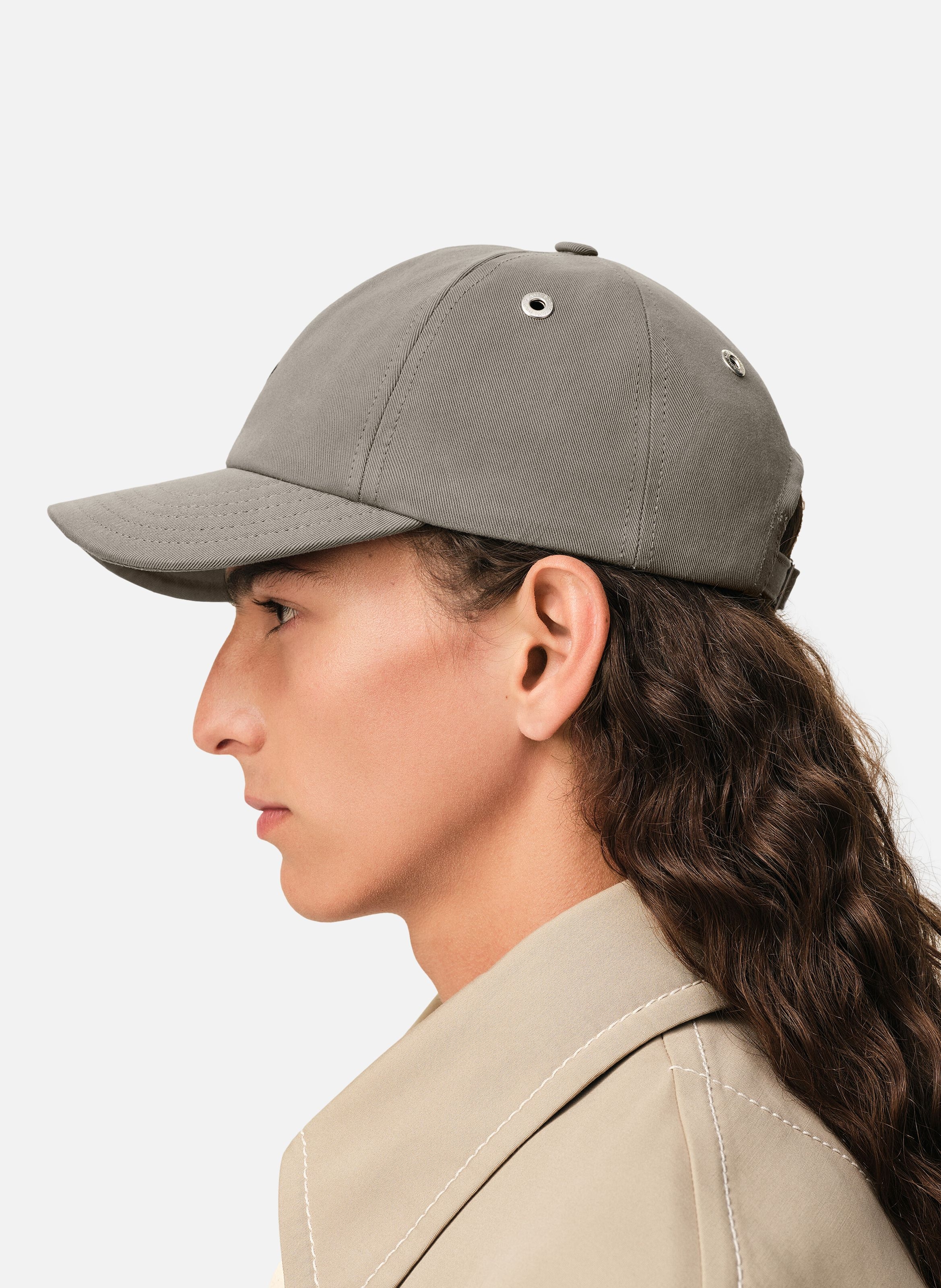 Casquette ami de coeur unisexe en coton AMI PARIS Gris