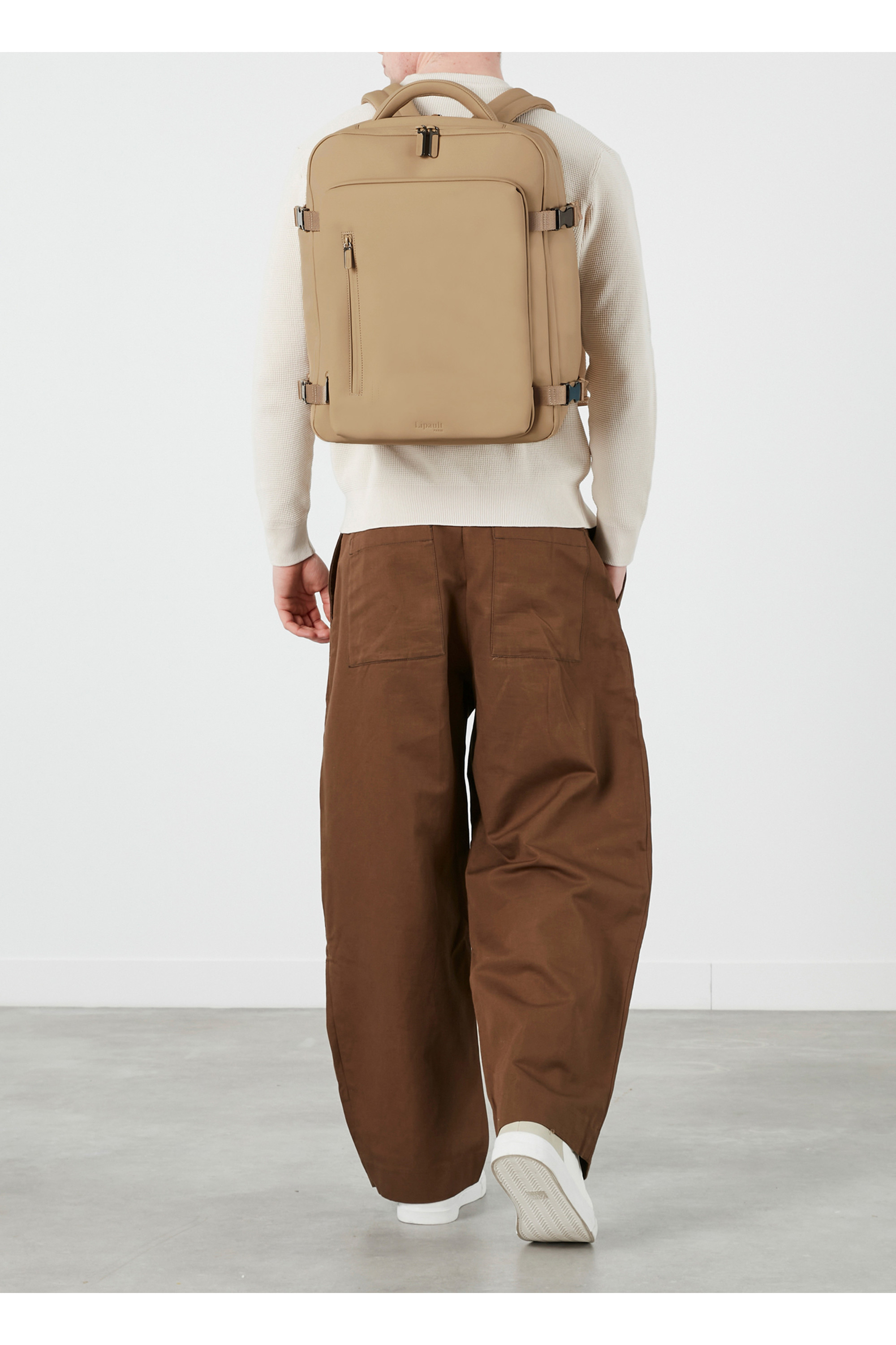 Lost in berlin sac à dos LIPAULT PARIS Beige