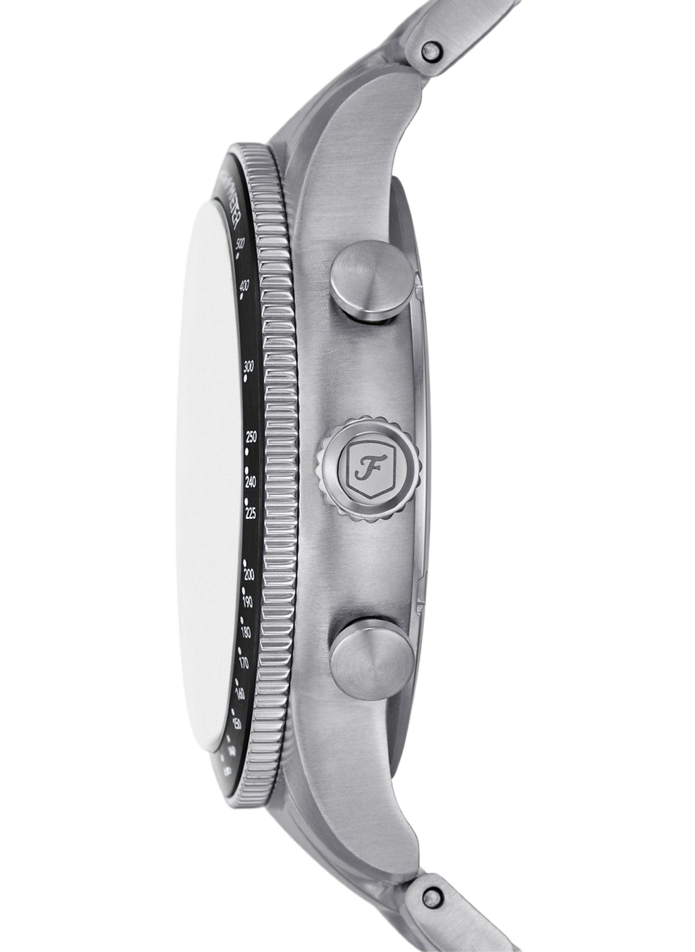 Quartz steel watch FOSSIL Black