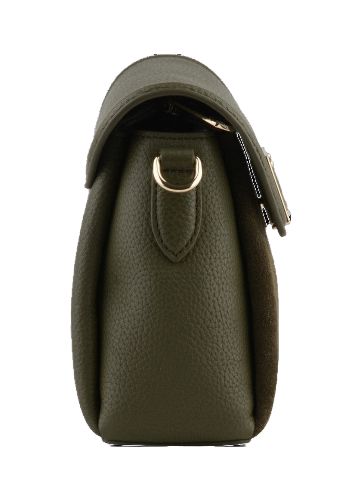 Carat nubuck | sac porté main pm POURCHET Kaki