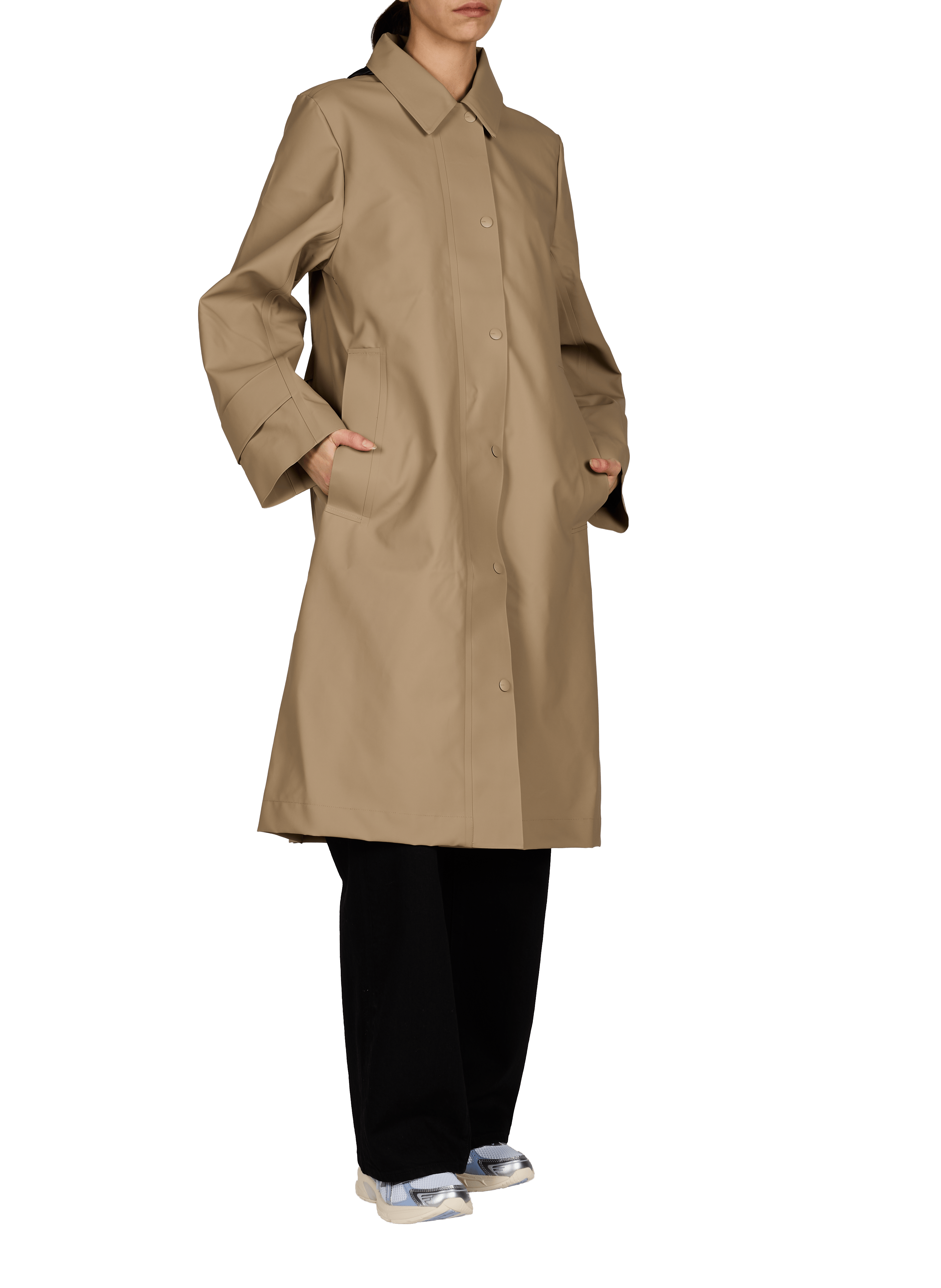 Parka longue  RAINS Beige