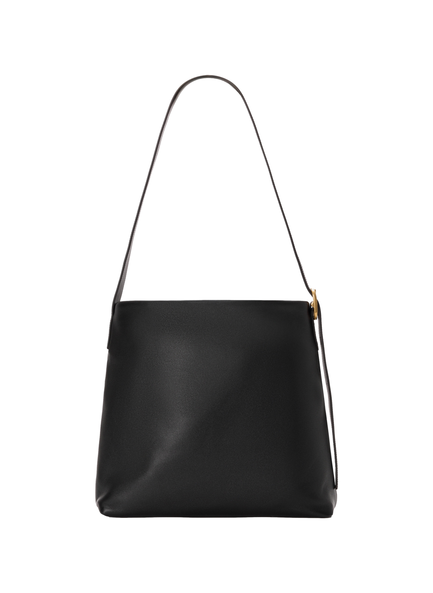 Draped tote en cuir d'agneau nappa doux LOEWE Noir