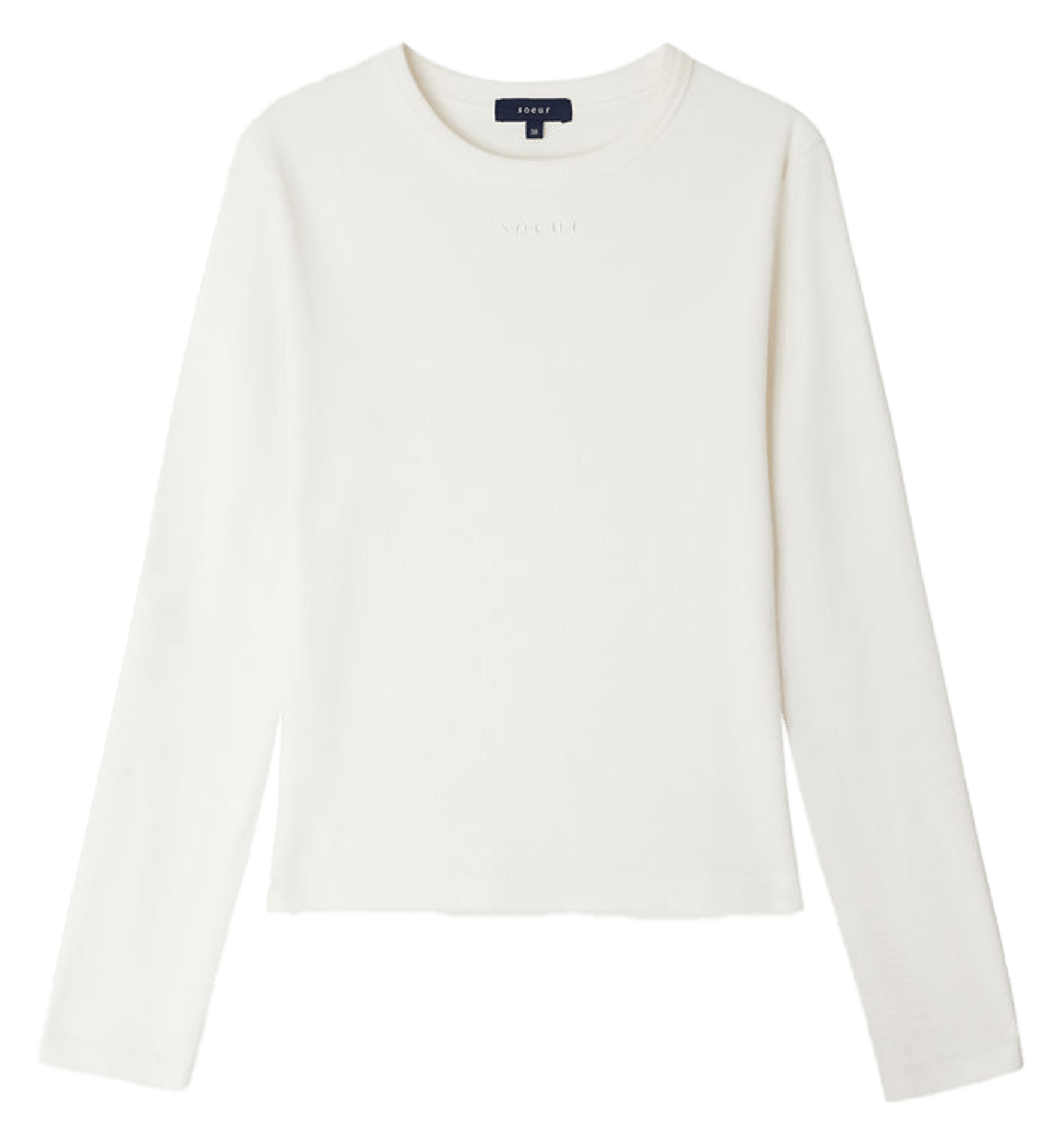 tee-shirt droit en coton bio Flavie SOEUR Blanc