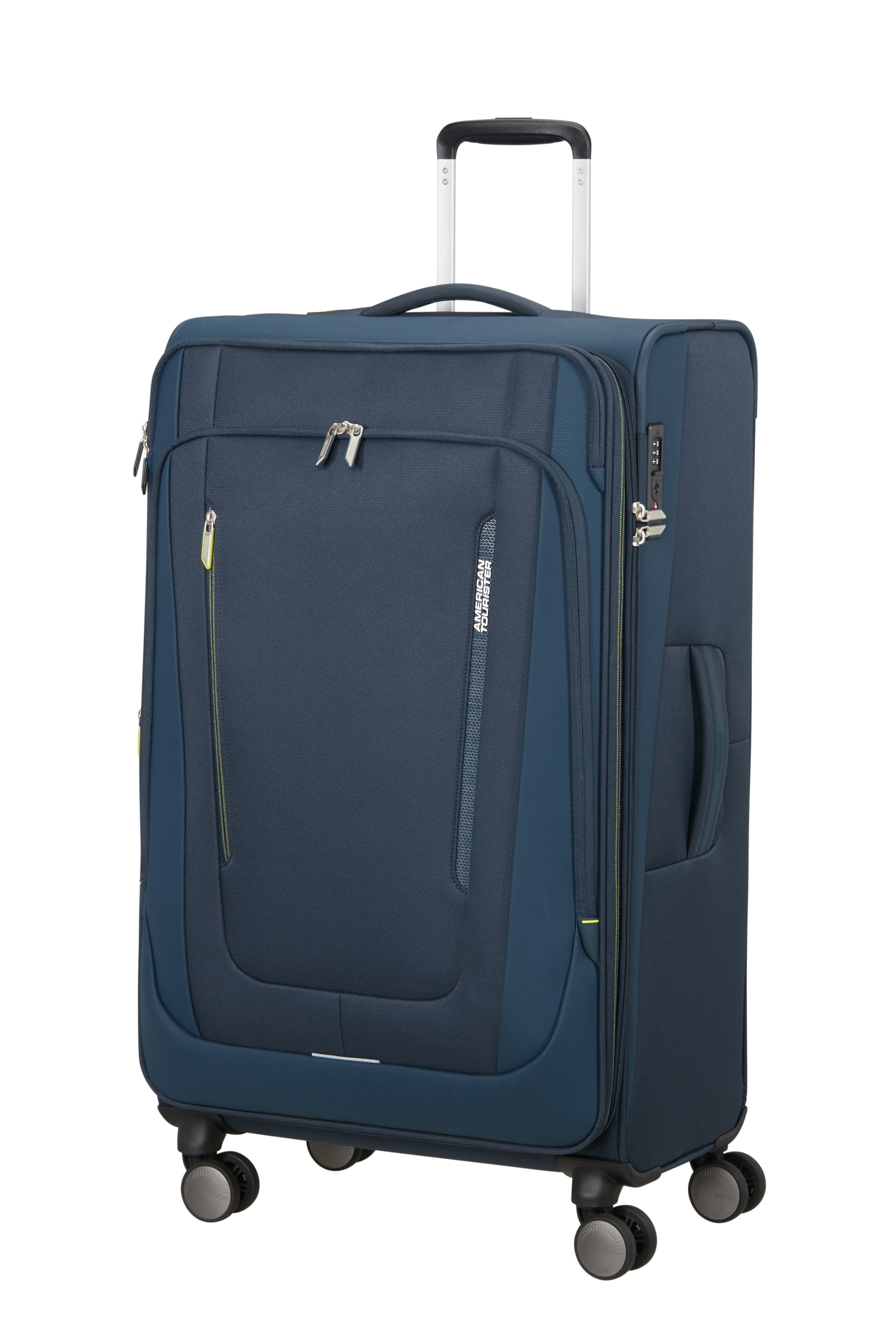 Wanderlite valise 4 roues taille l AMERICAN TOURISTER Bleu
