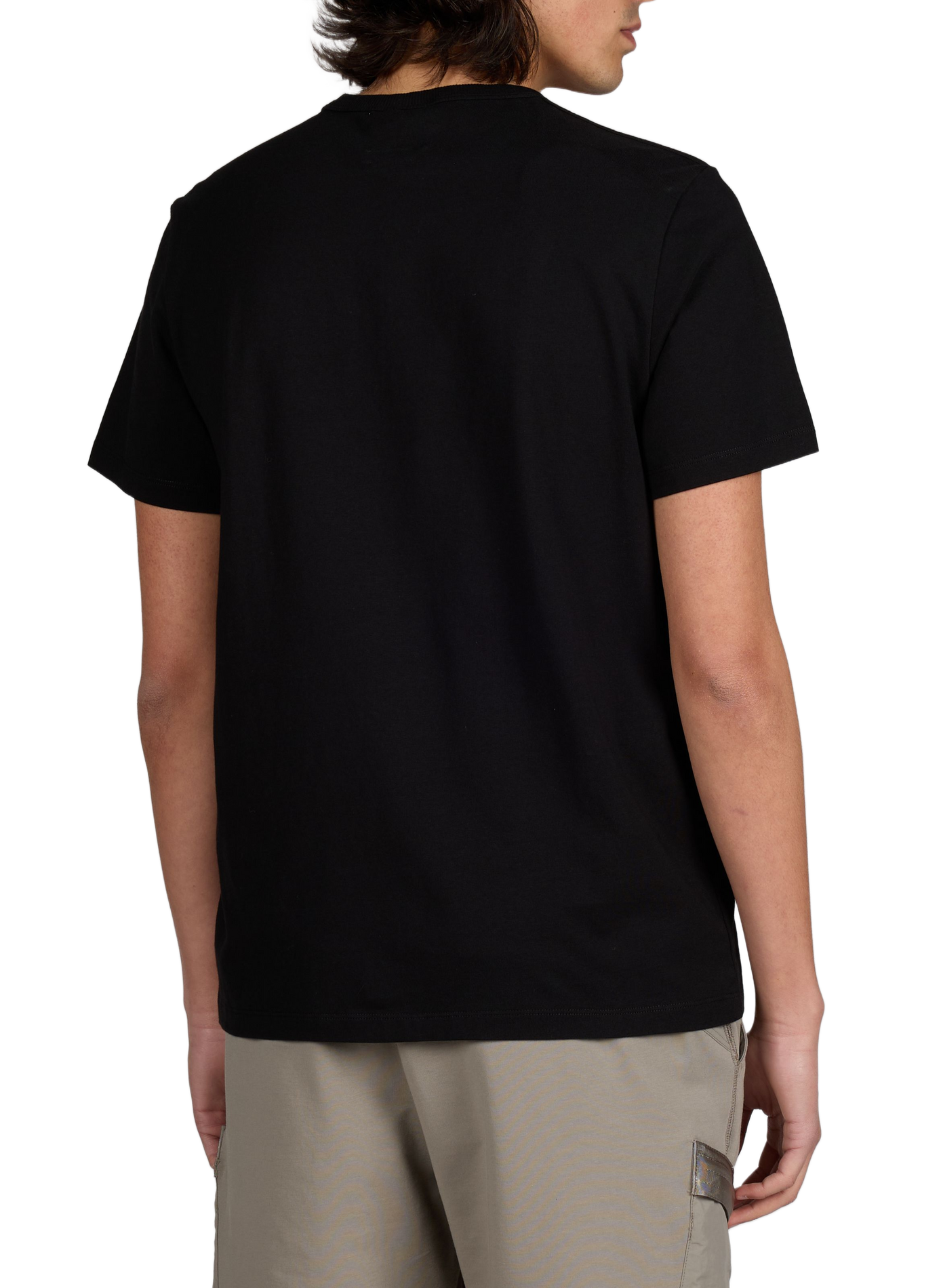 T-shirt Elio à col rond en coton PARAJUMPERS Noir