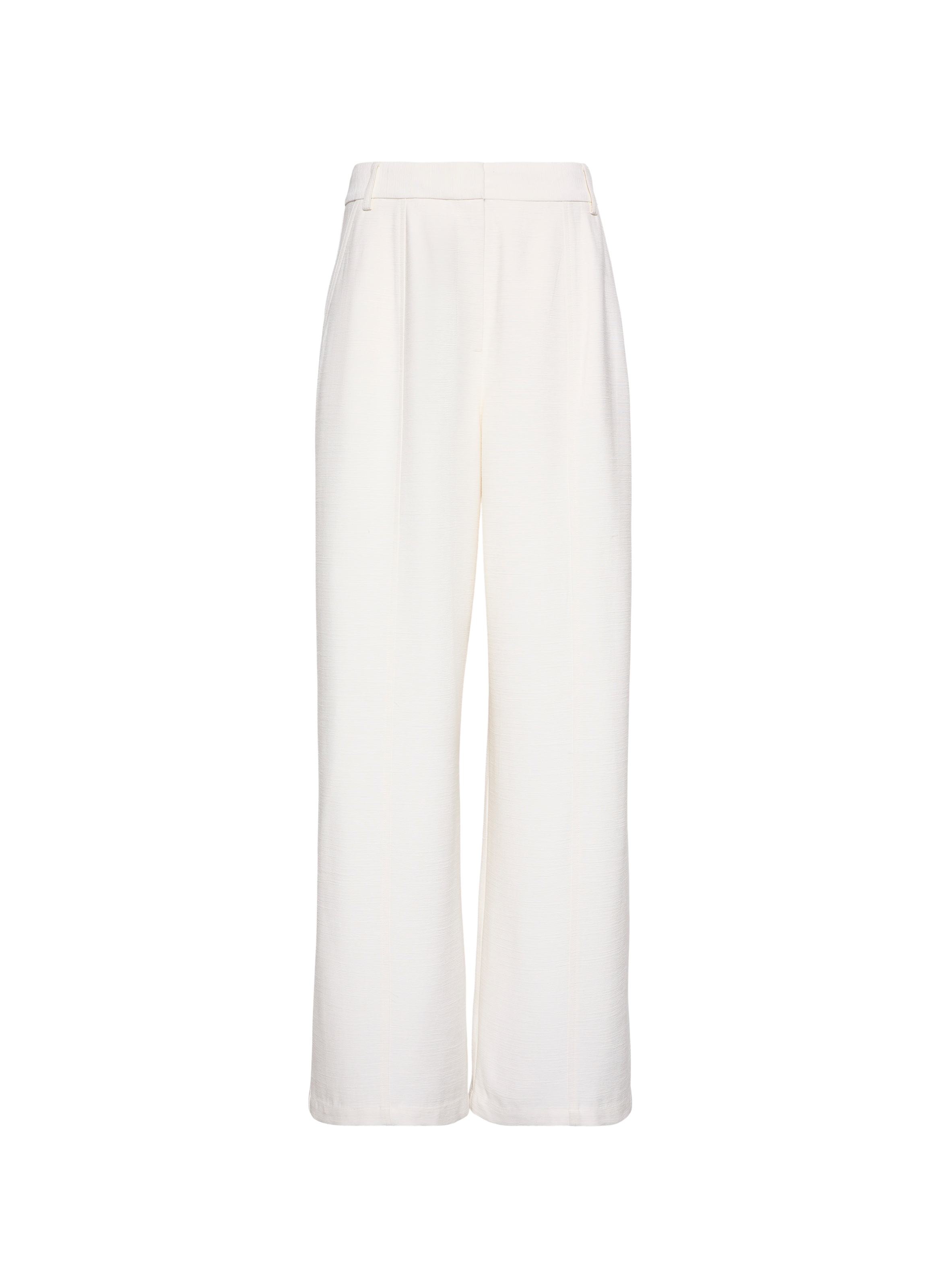 Pantalon texturé brillant avec coutures plates CALVIN KLEIN Beige
