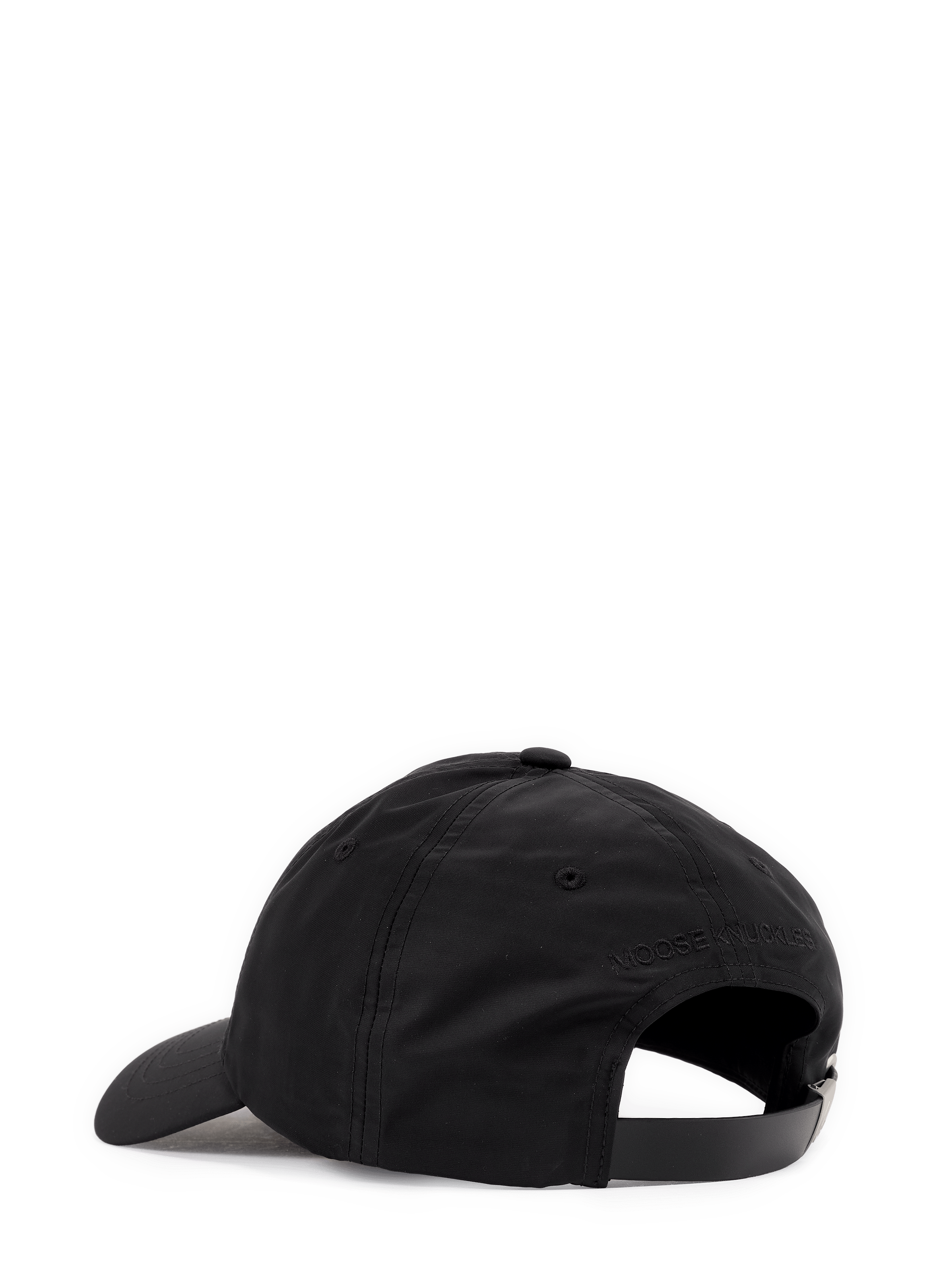 Casquette unie à logo MOOSE KNUCKLES Noir