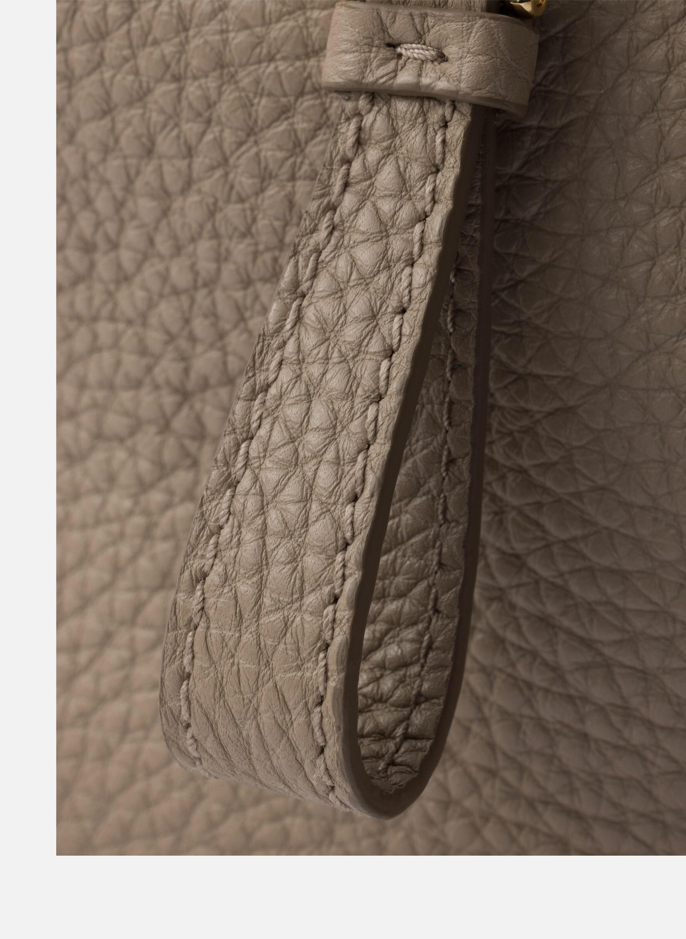 Petit sac en cuir PRADA Gris