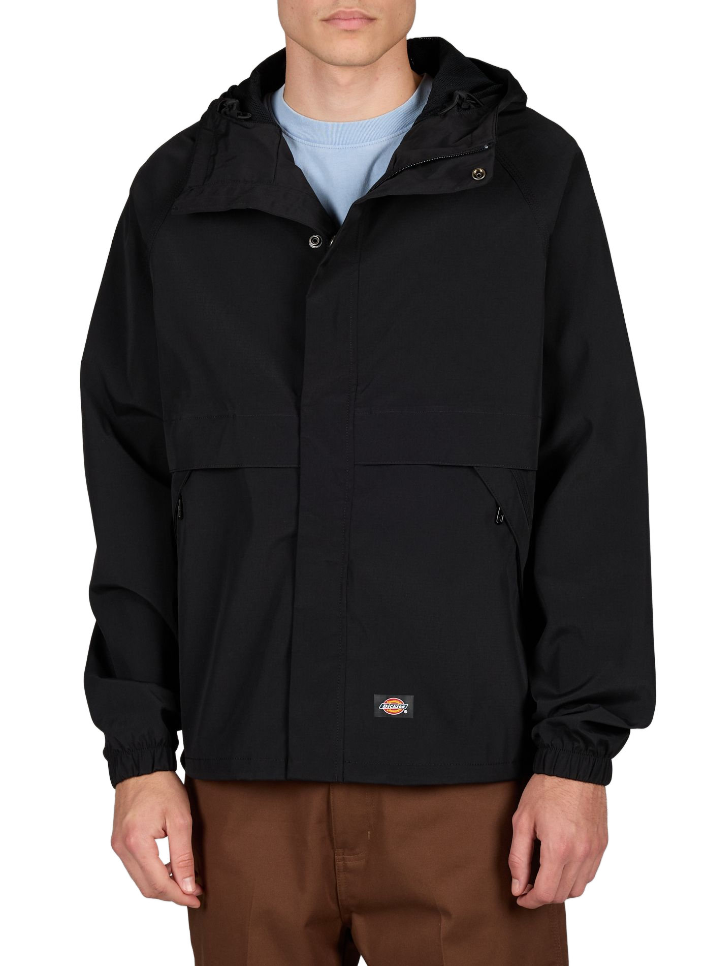 Hooded cotton-blend jacket  DICKIES Black