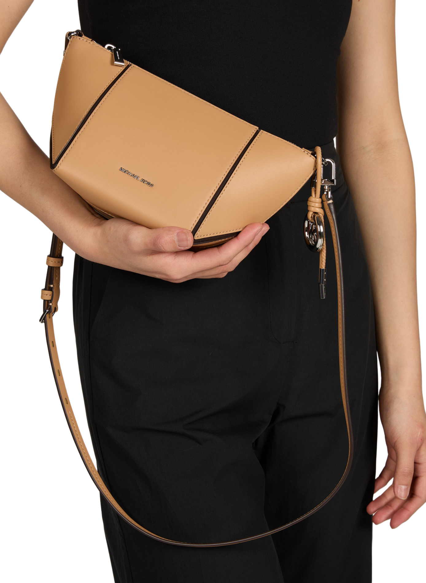Jordi leather shoulder bag Brown