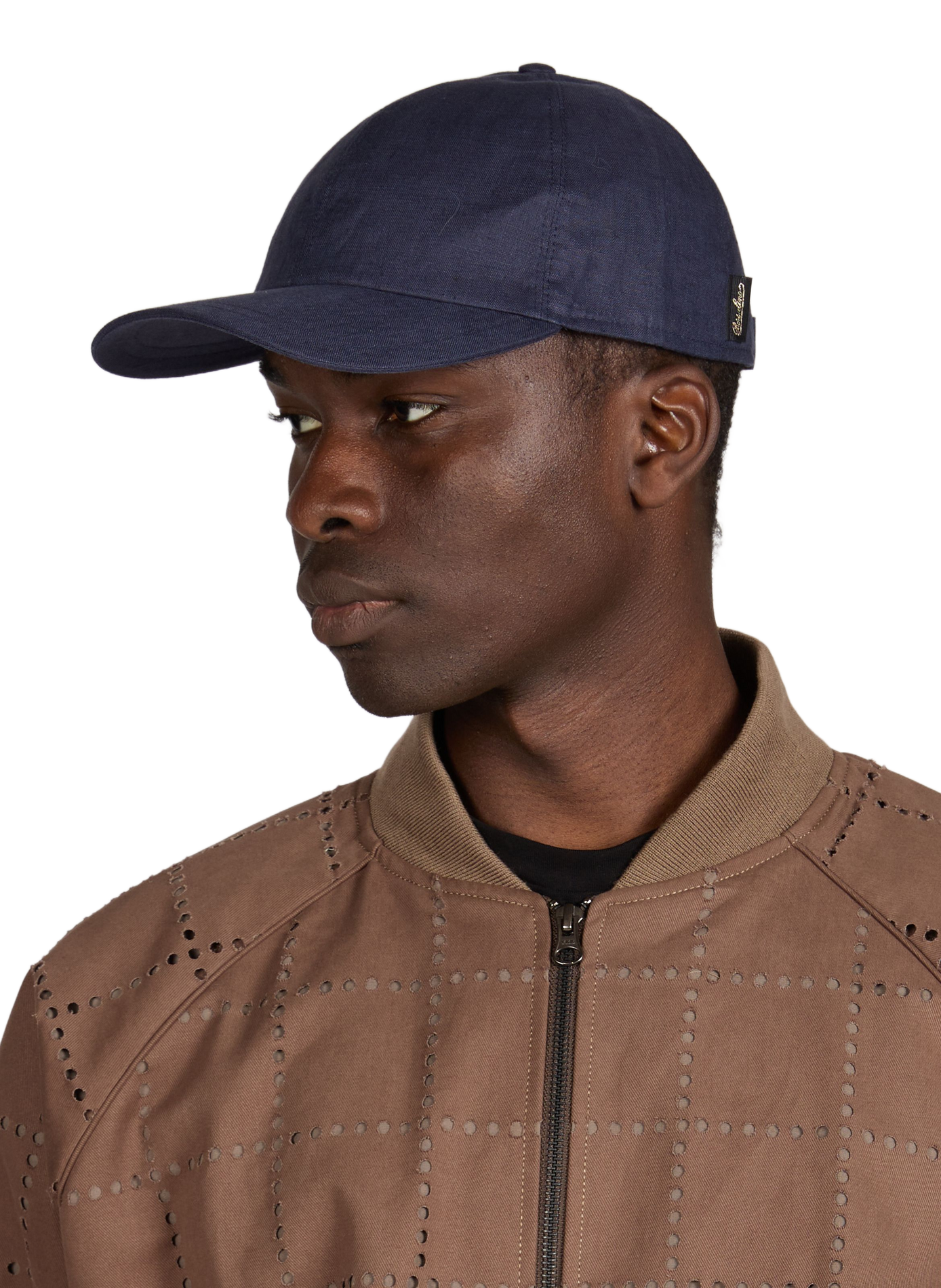 Casquette de baseball en lin BORSALINO Bleu
