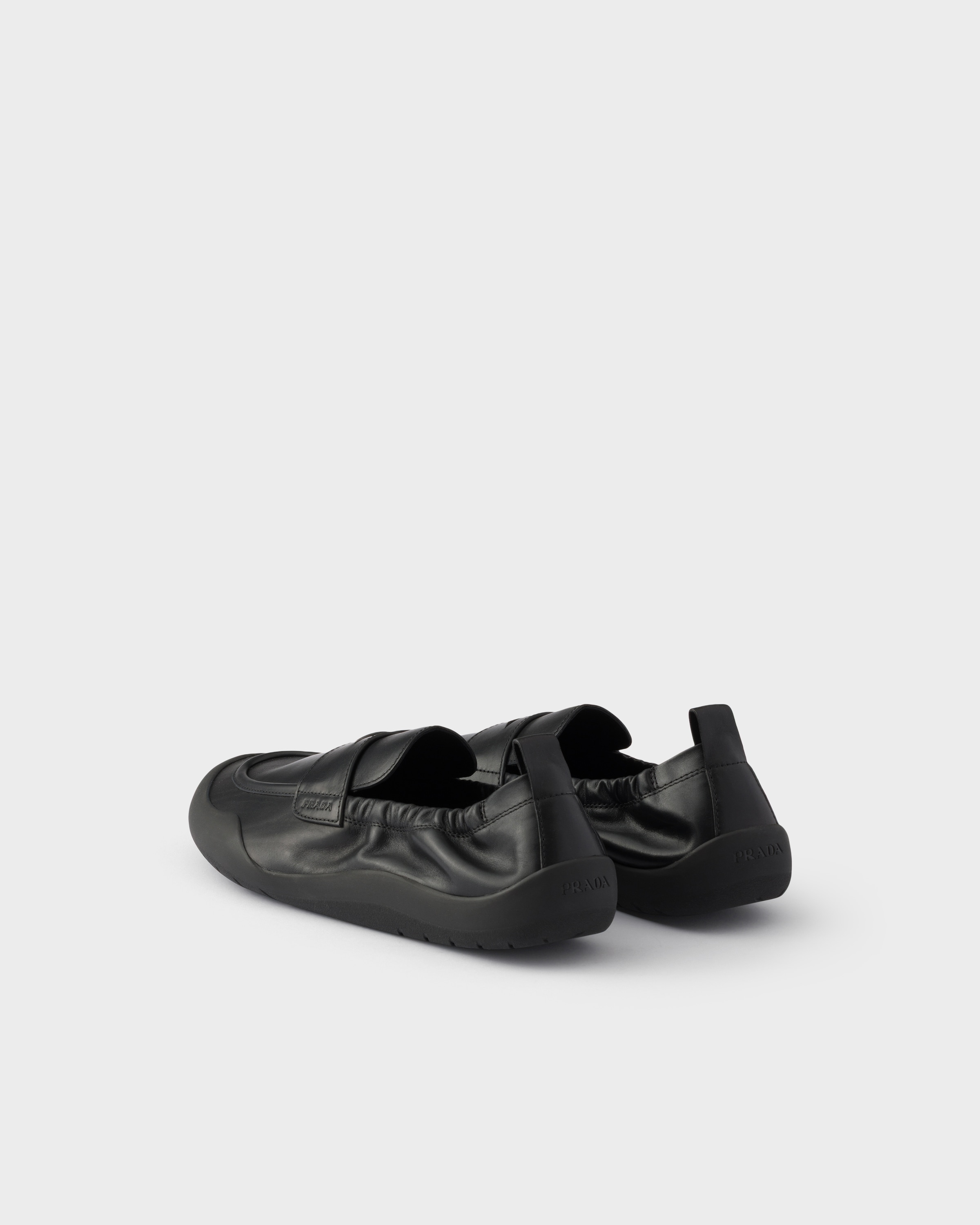 Mocassins speedrock en cuir PRADA Noir