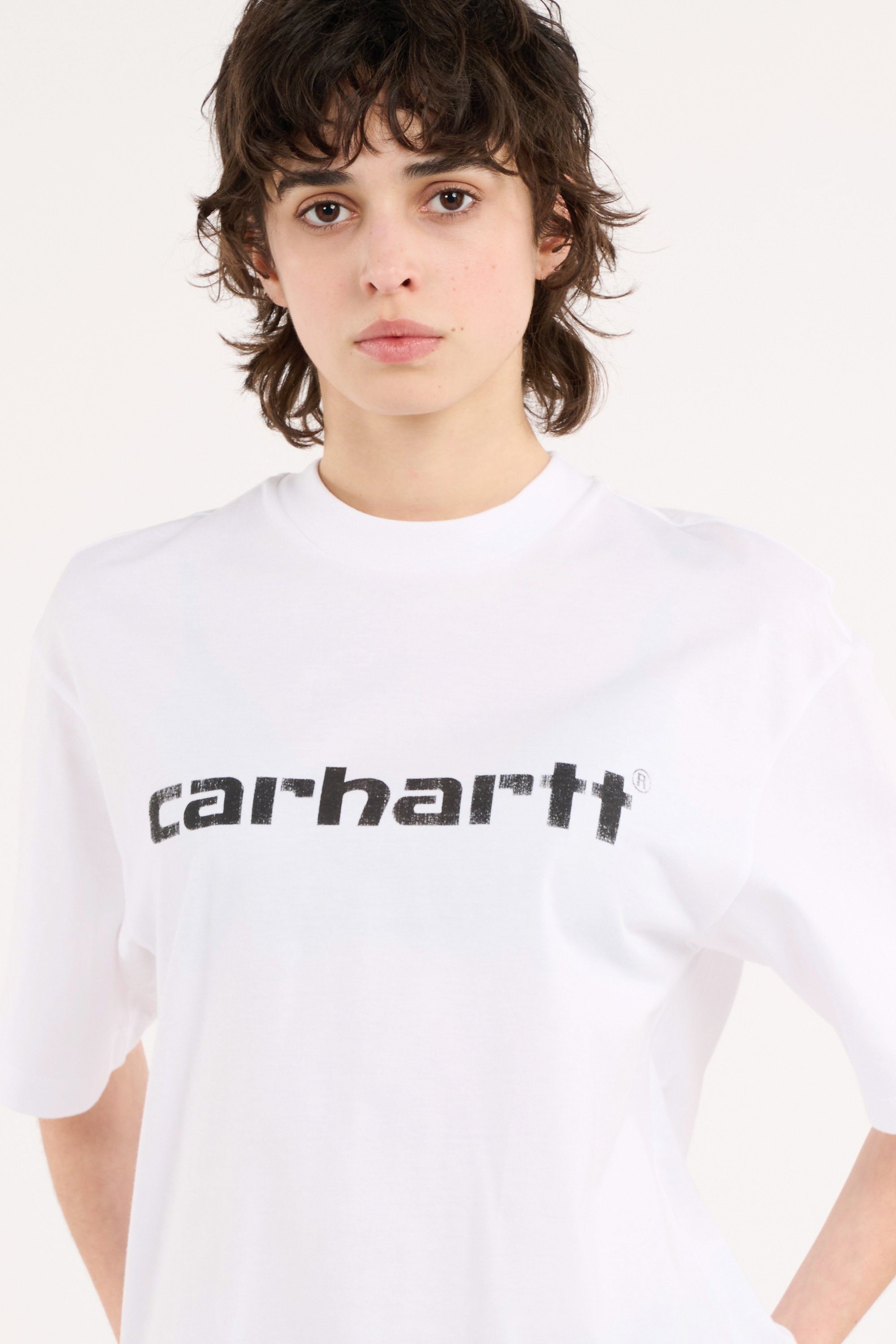 T-shirt w' s/s archive script t-shirt CARHARTT WIP Blanc