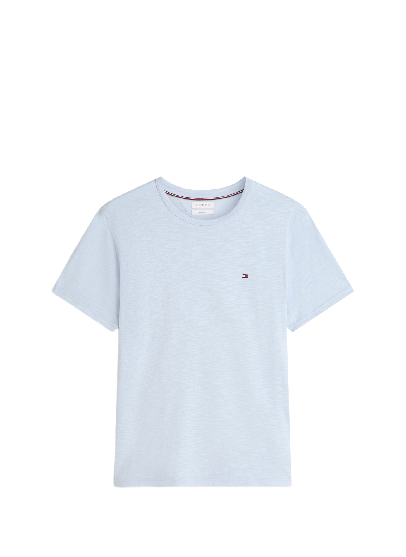 T-shirt droit en coton TOMMY HILFIGER Bleu