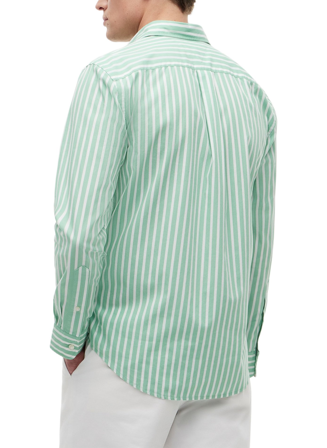 Chemise rayée à logo brodé en coton TOMMY HILFIGER Multicolore
