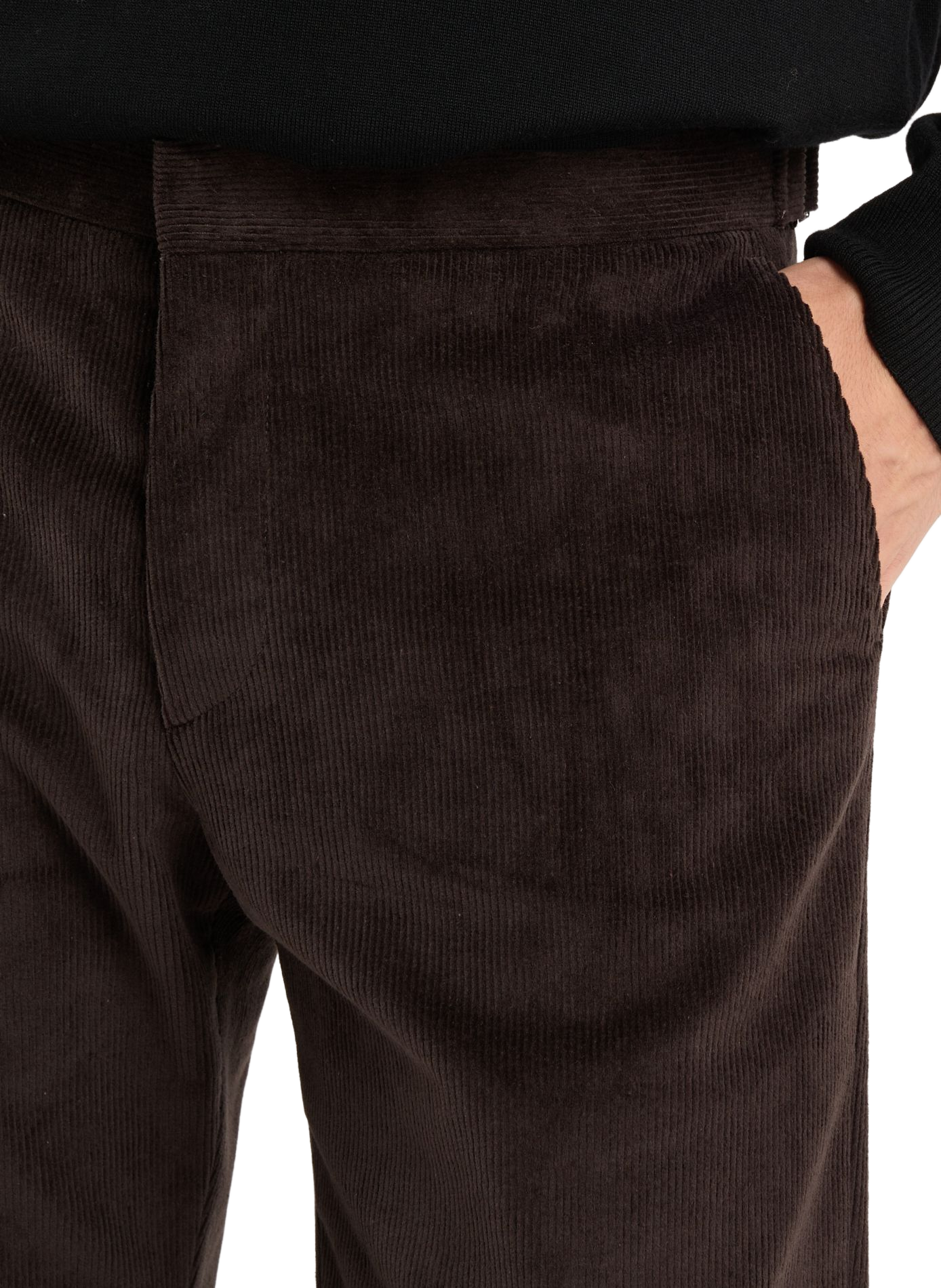 Pantalon Ilene en velours côtelé de coton SAISON 1865 Bleu