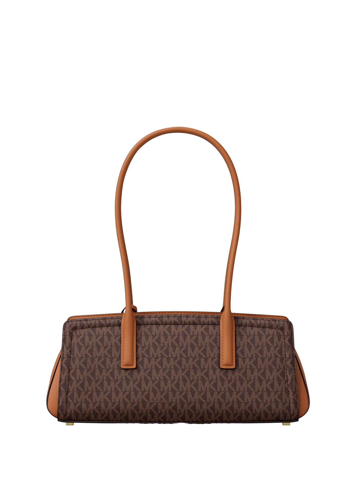 Monogram Baguette Bag MICHAEL KORS Brown