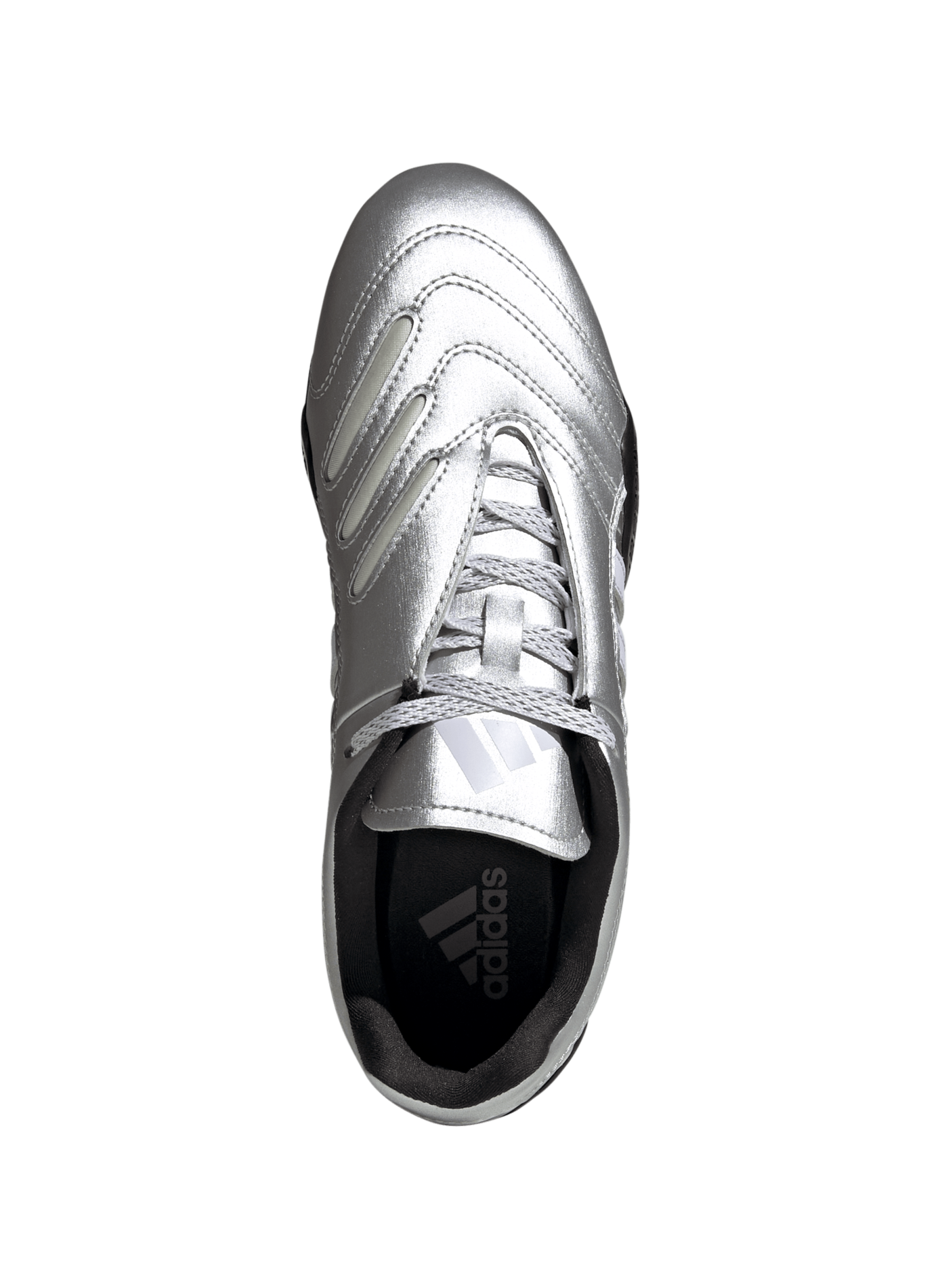 Baskets Taekwondo en cuir mélangé ADIDAS Argent