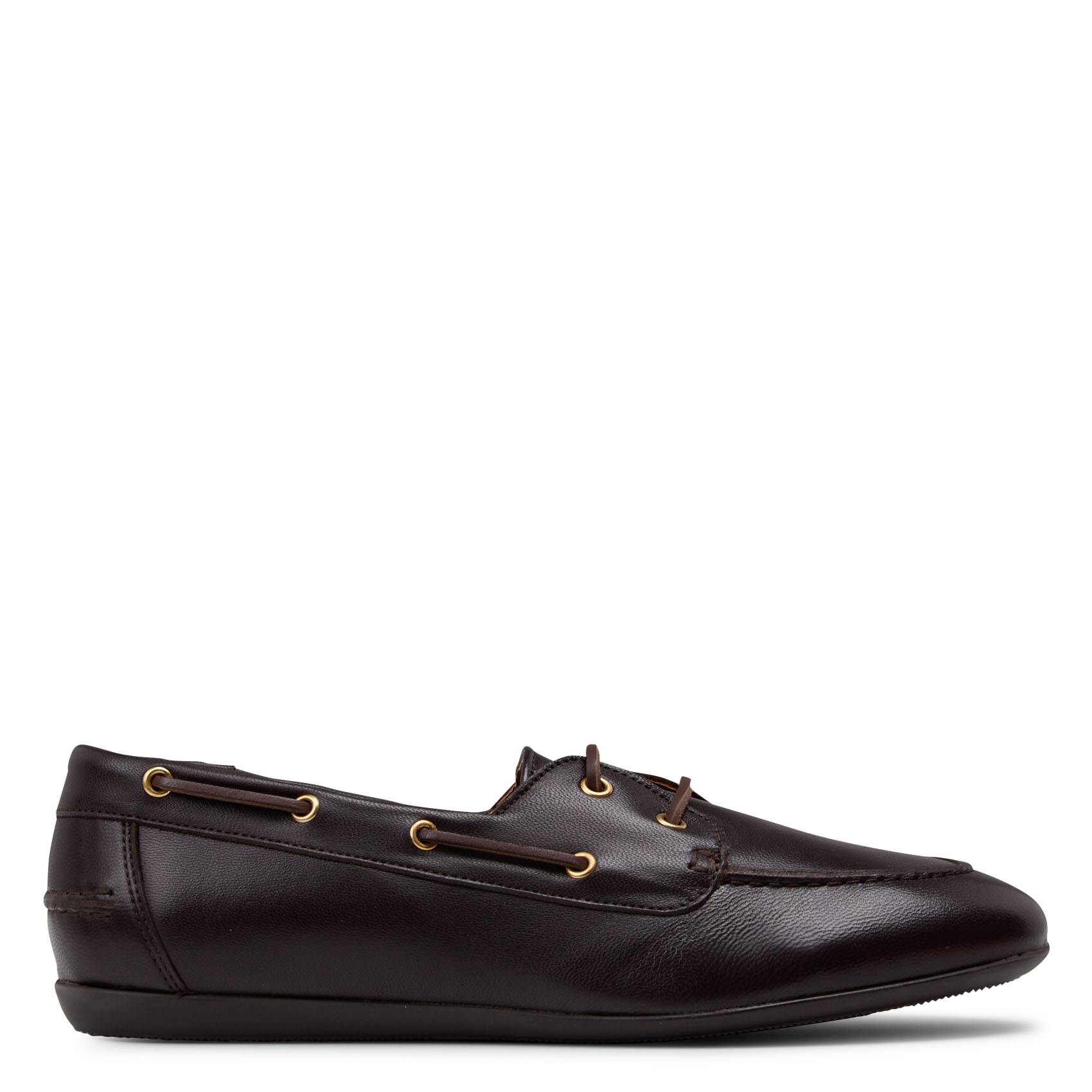 Chaussures bateau unies en cuir betsy BOBBIES Marron