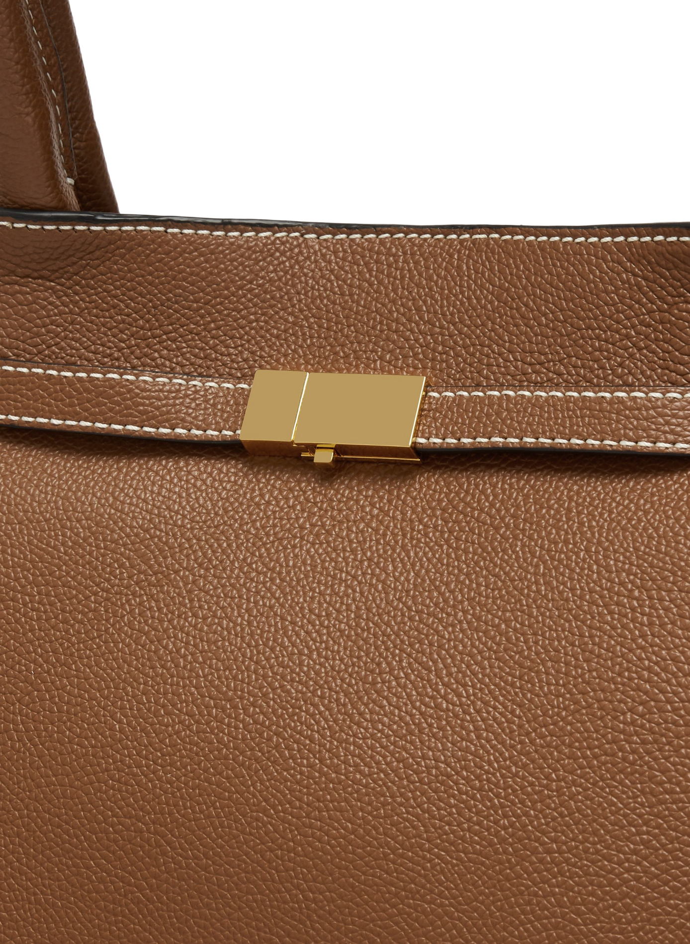Sac à main New York en cuir DEMELLIER LONDON Marron