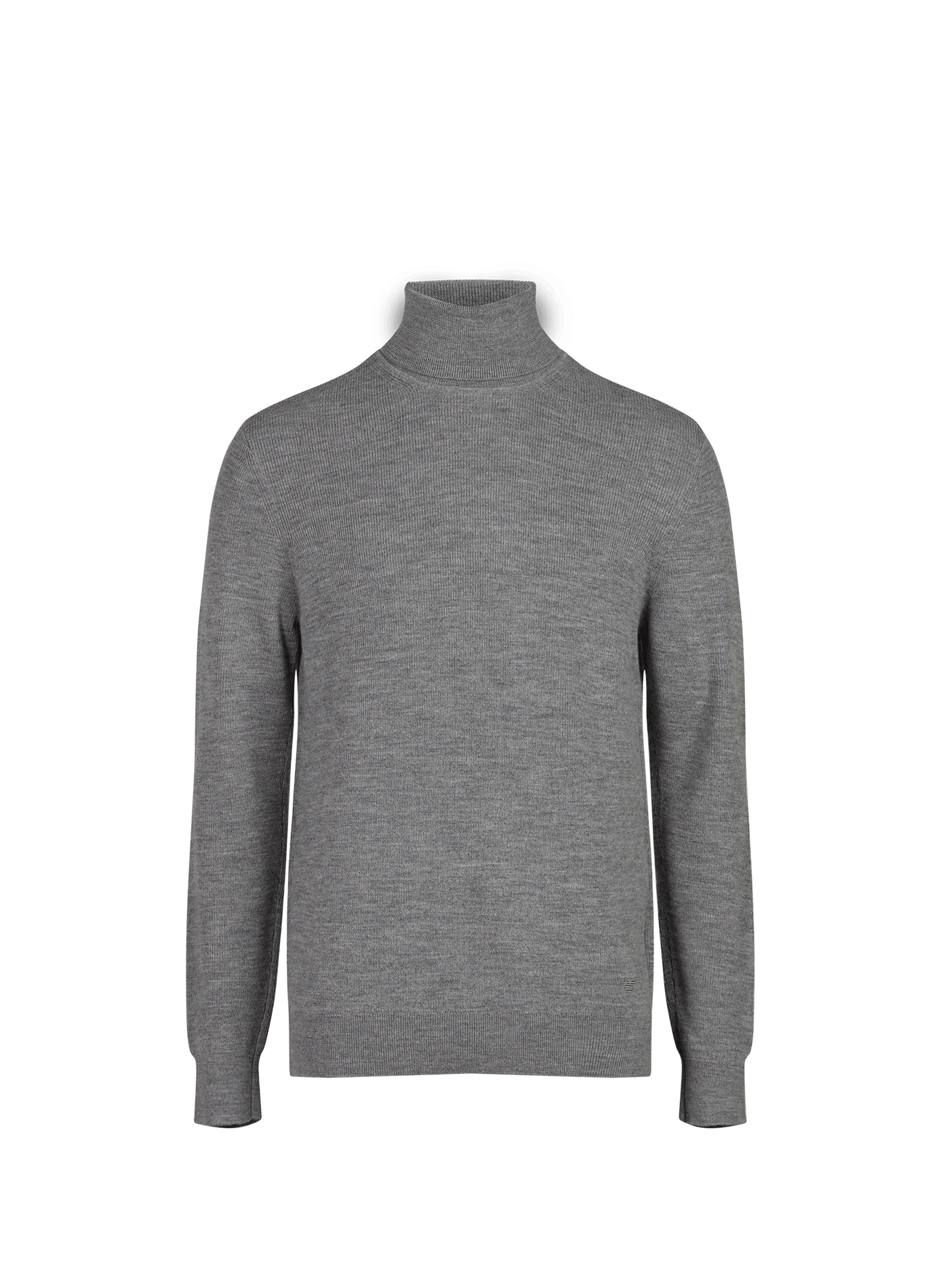 Wool polo neck sweater EMPORIO ARMANI Grey