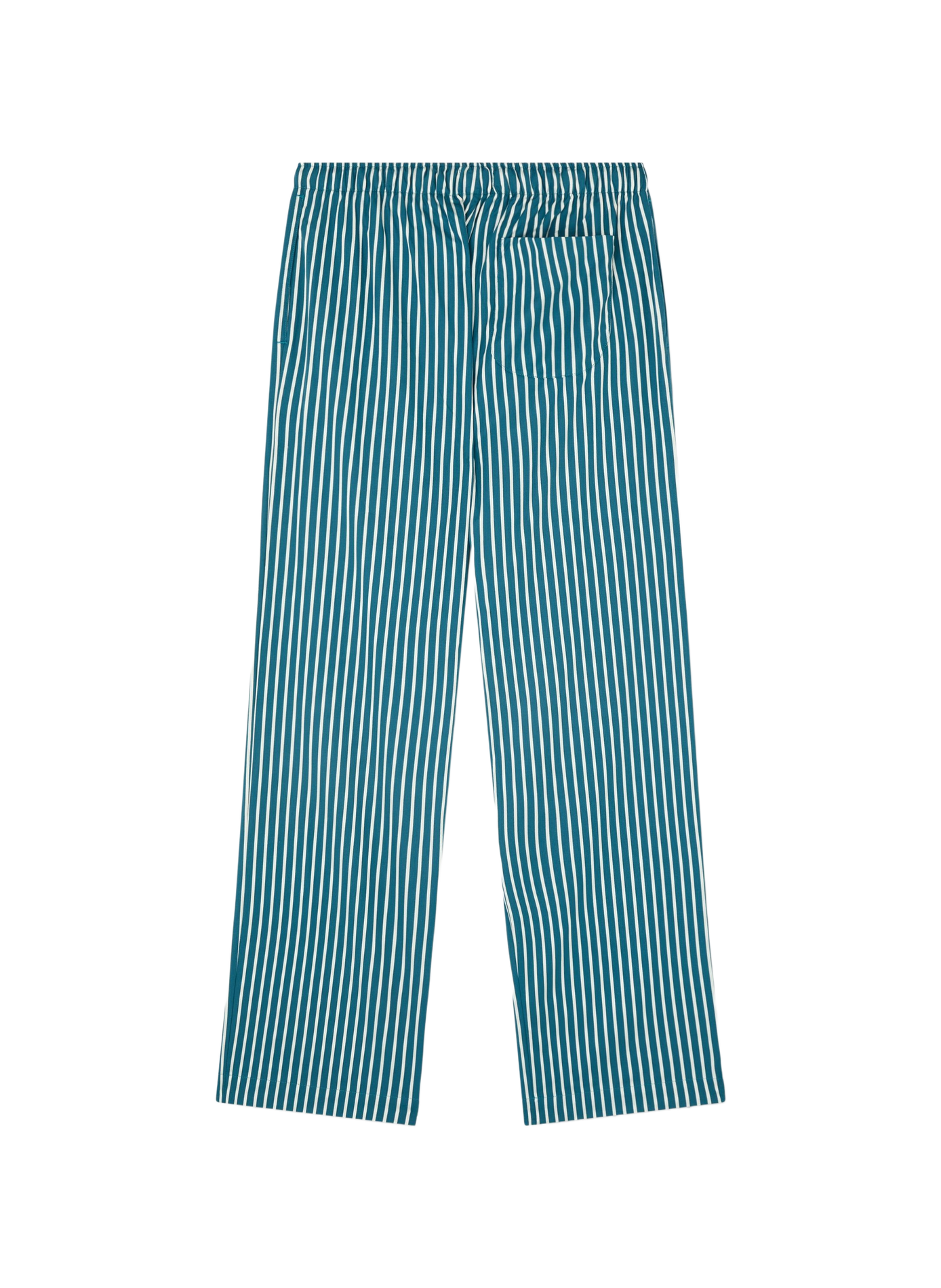 Pyjamahose mit Streifen aus Baumwolle DEREK ROSE Blau