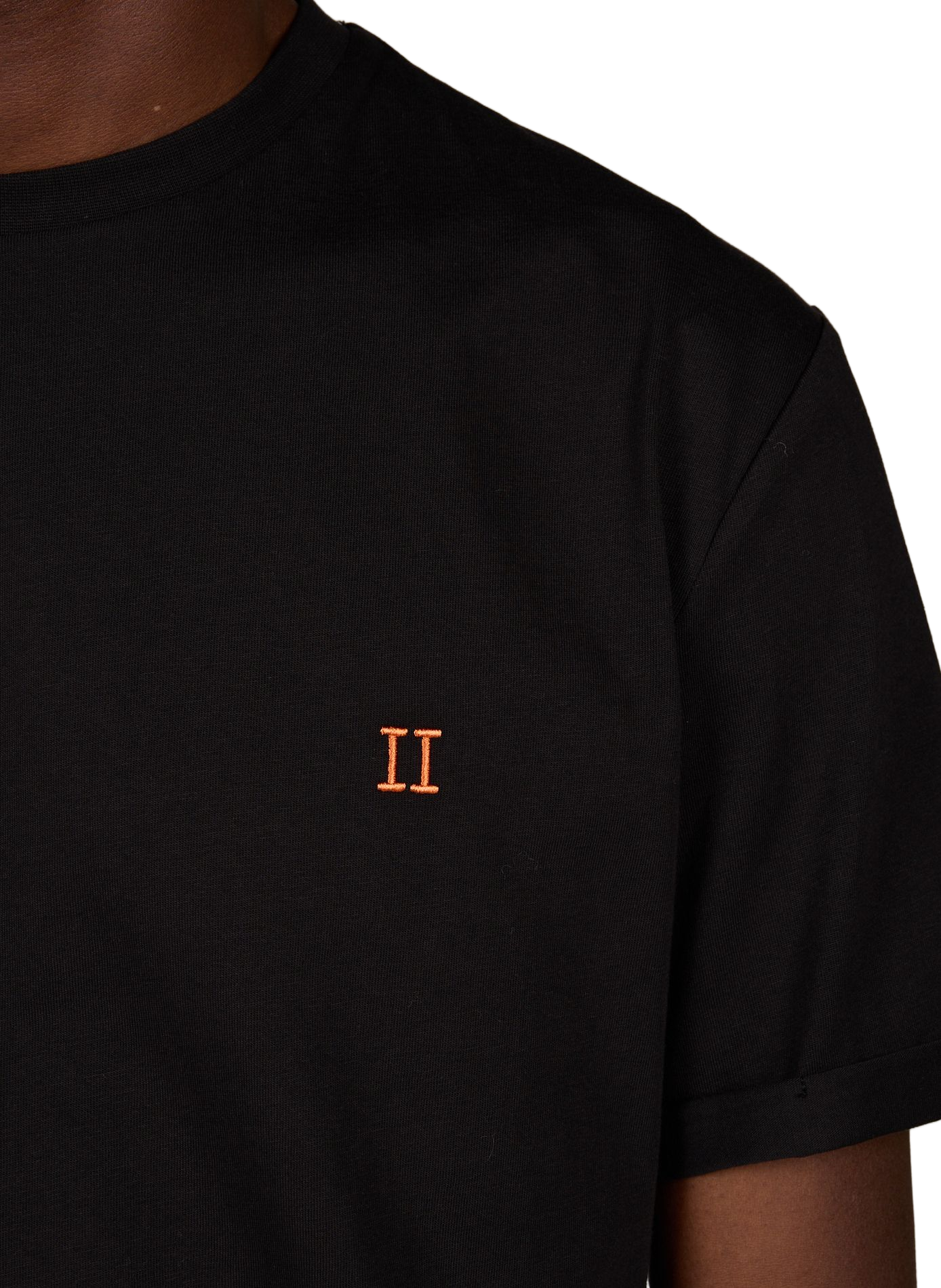 Baumwoll-T-Shirt | Schwarz LES DEUX Herren