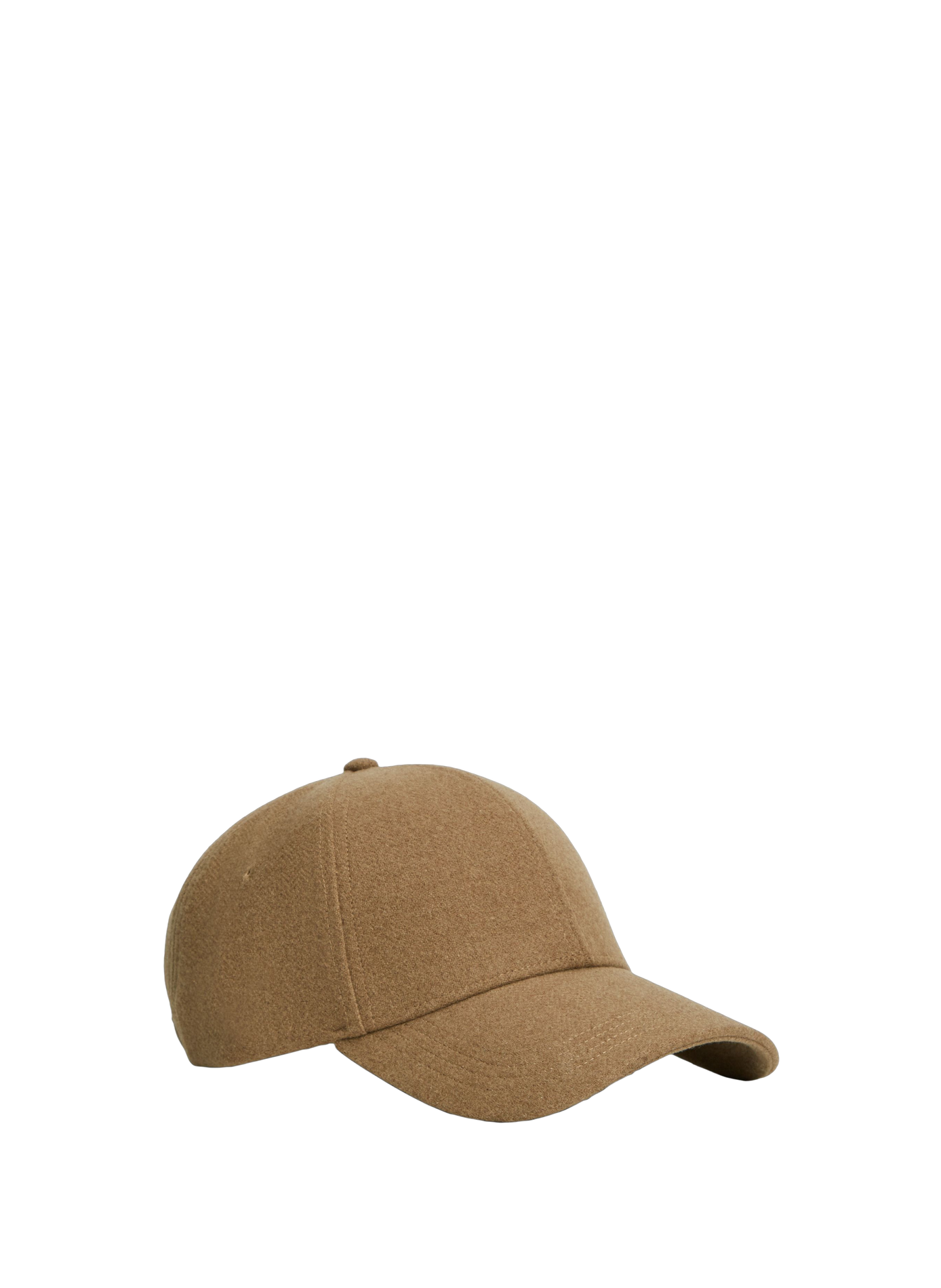 Wool-blend baseball cap TOMMY HILFIGER Brown