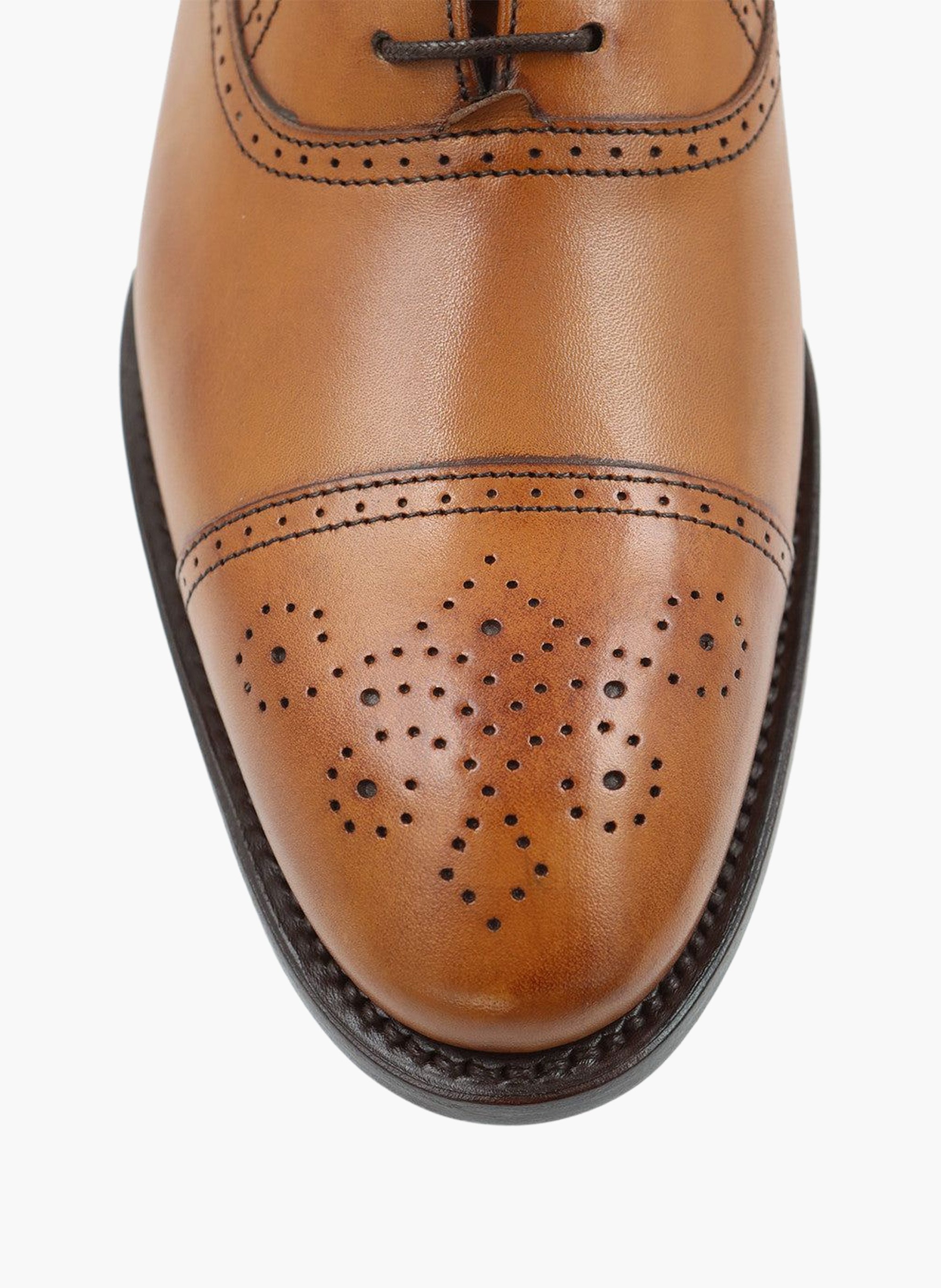 Richelieu cuir diplomat FINSBURY Marron