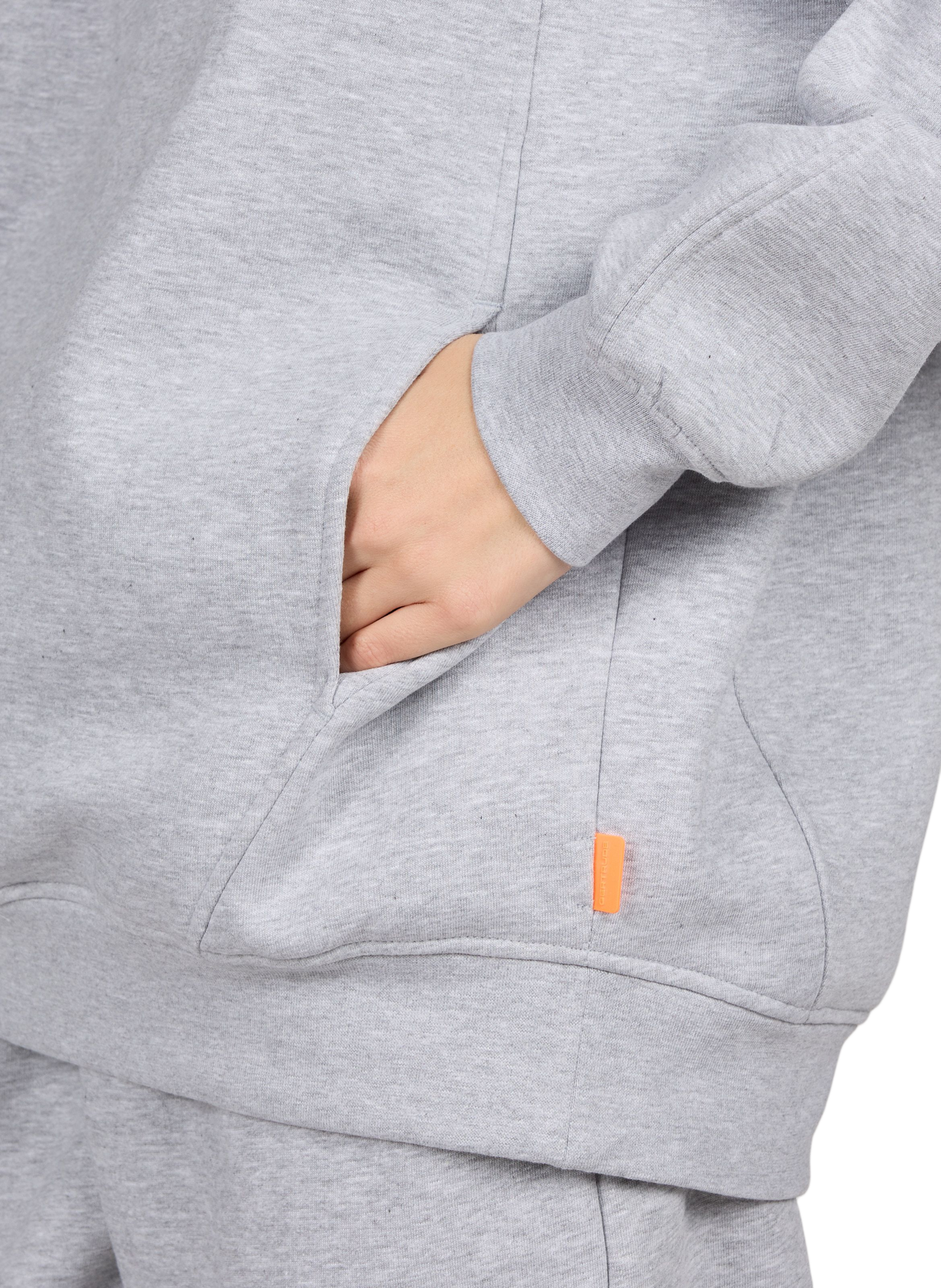 Loose-fit cotton-blend sweatshirt GERTRUDE Grey