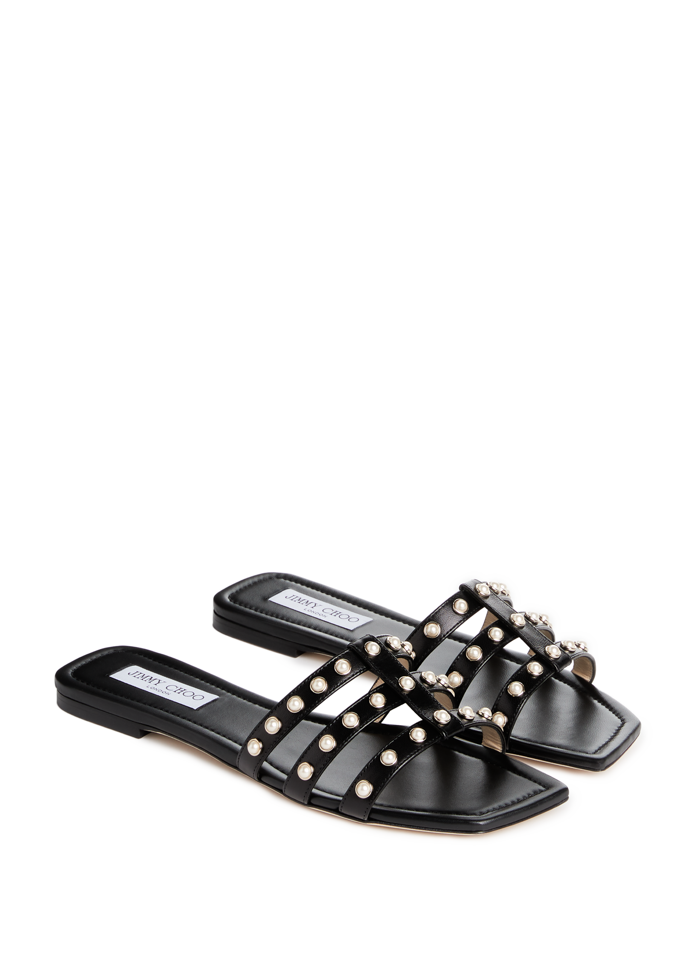 Mules plates Hazal en cuir