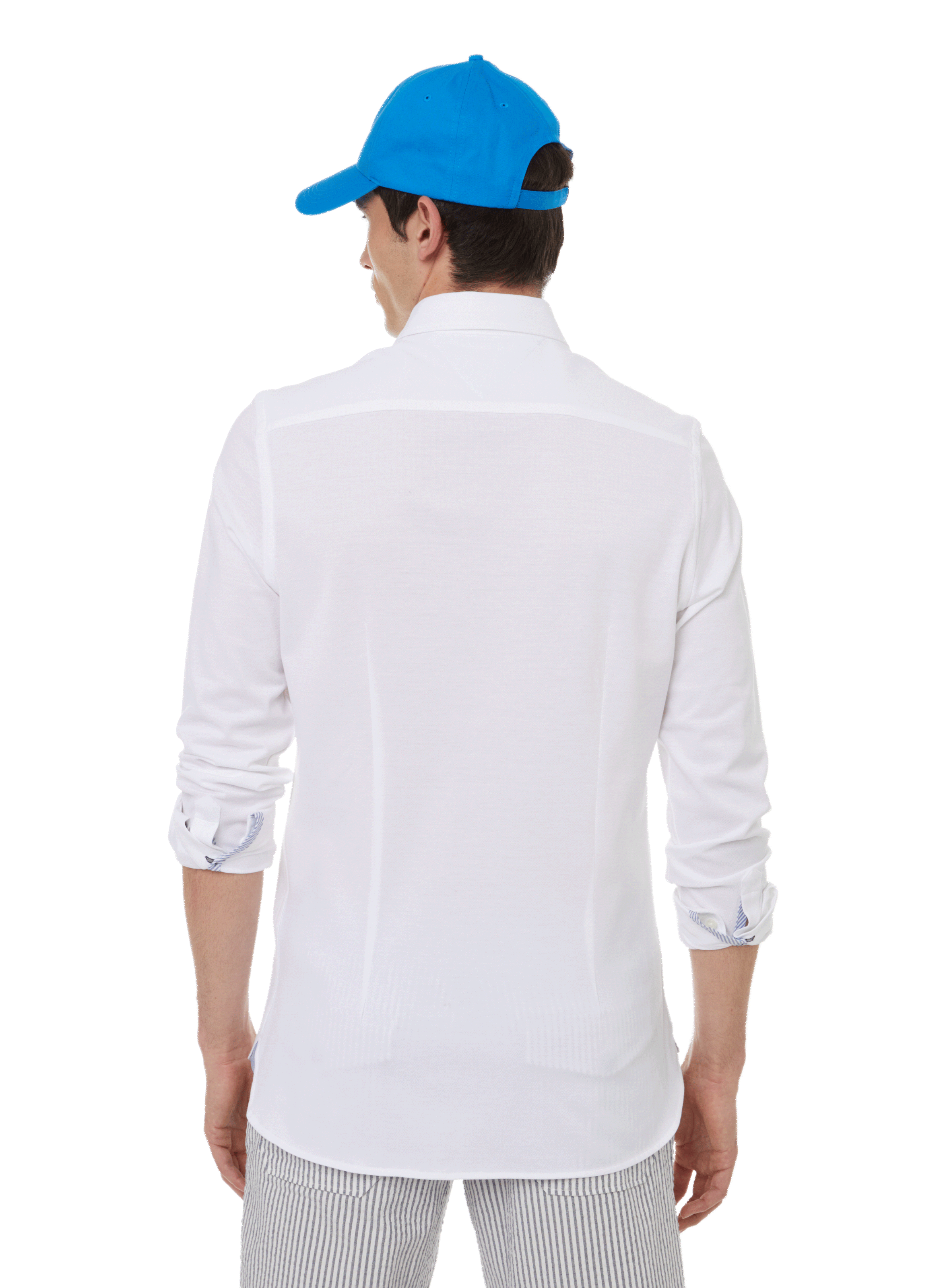 Chemise slim en coton organique TOMMY HILFIGER Blanc