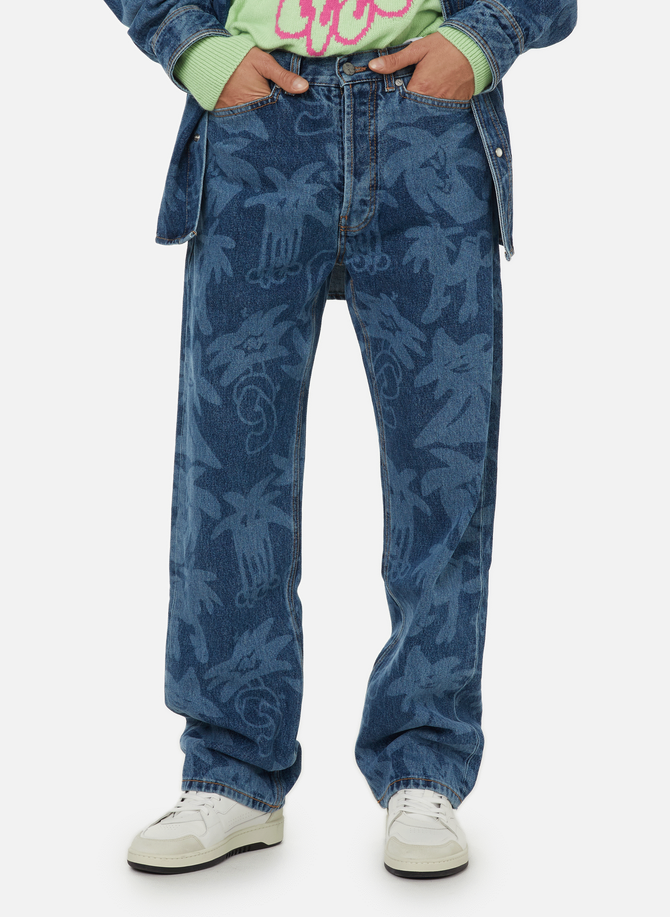 PALM ANGELS patterned jeans