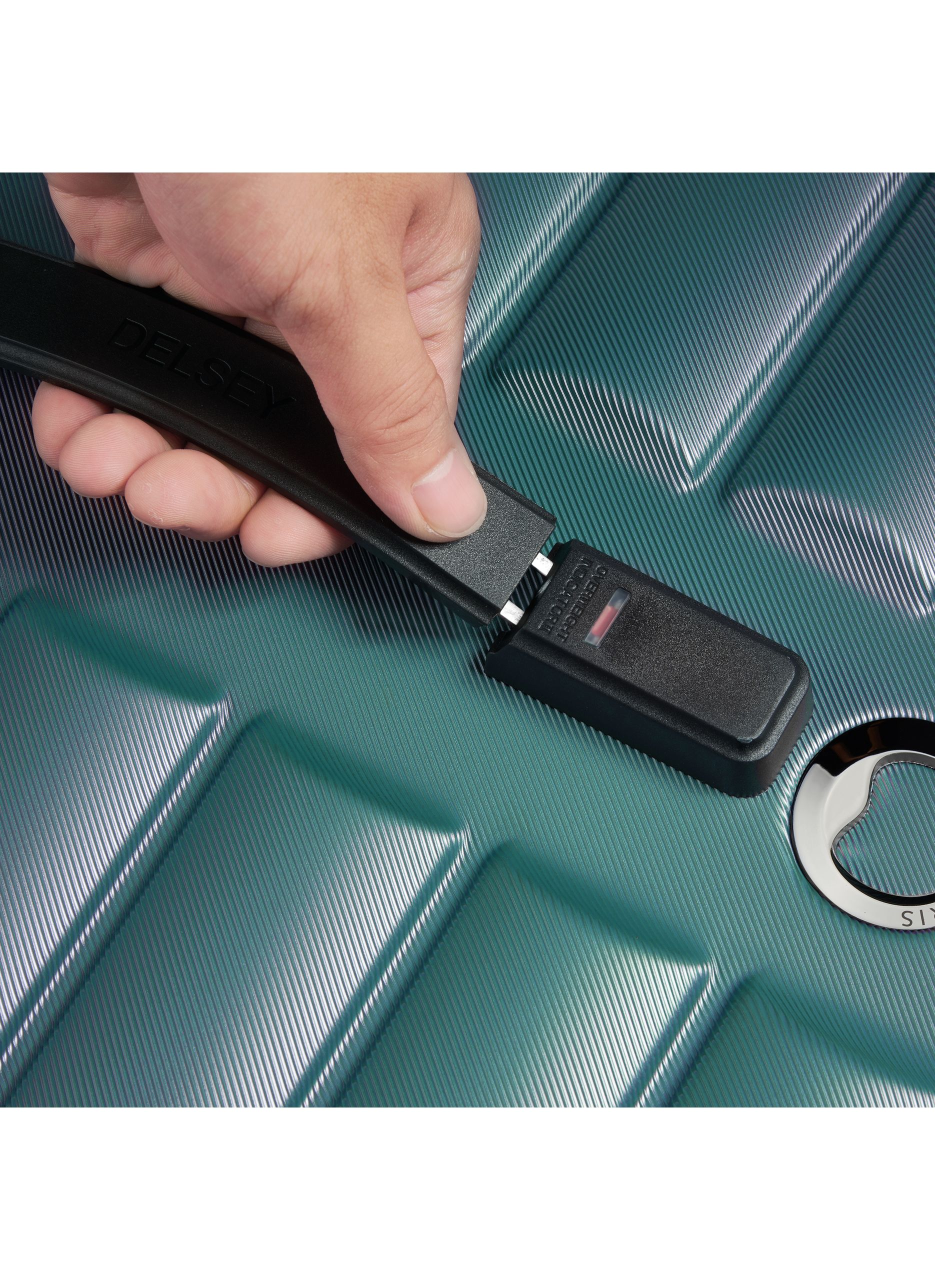 Valise soute rigide taille xl - shadow 5.0 DELSEY PARIS Vert