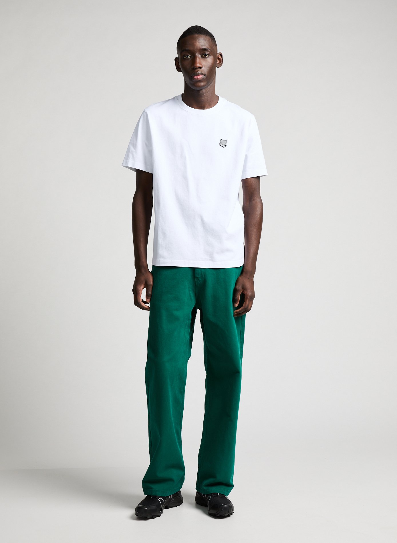 Short-sleeved cotton T-shirt MAISON KITSUNÉ White