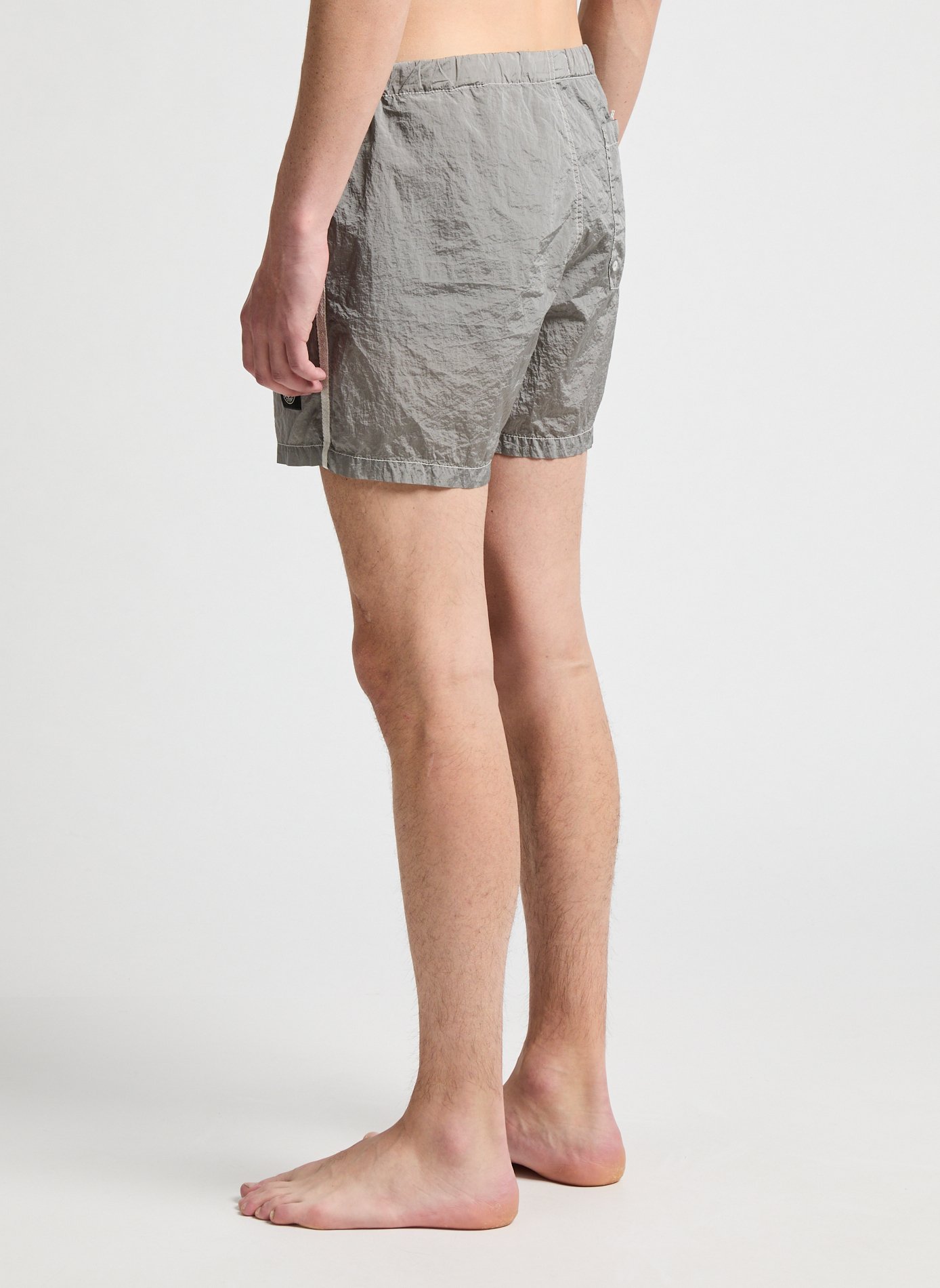 Short de bain uni STONE ISLAND Gris