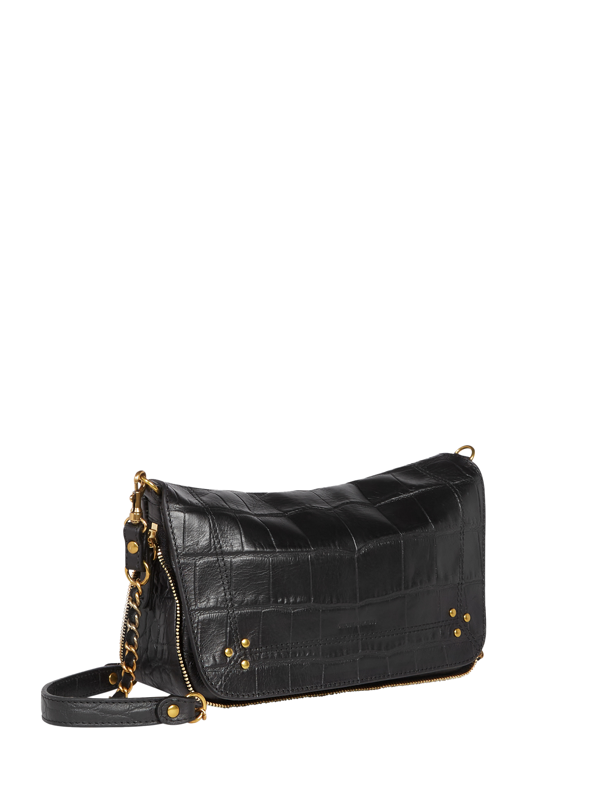 Sac à bandoulière Bobi S en cuir de vachette JÉRÔME DREYFUSS Noir