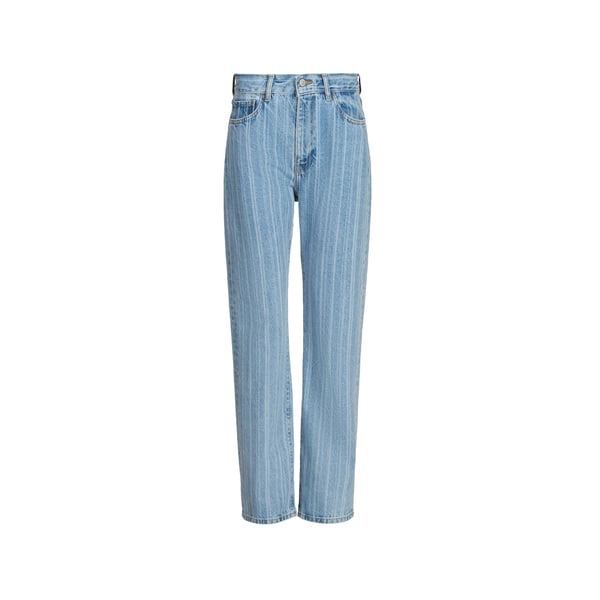 Carhartt Striped-pattern Jeans In Blue