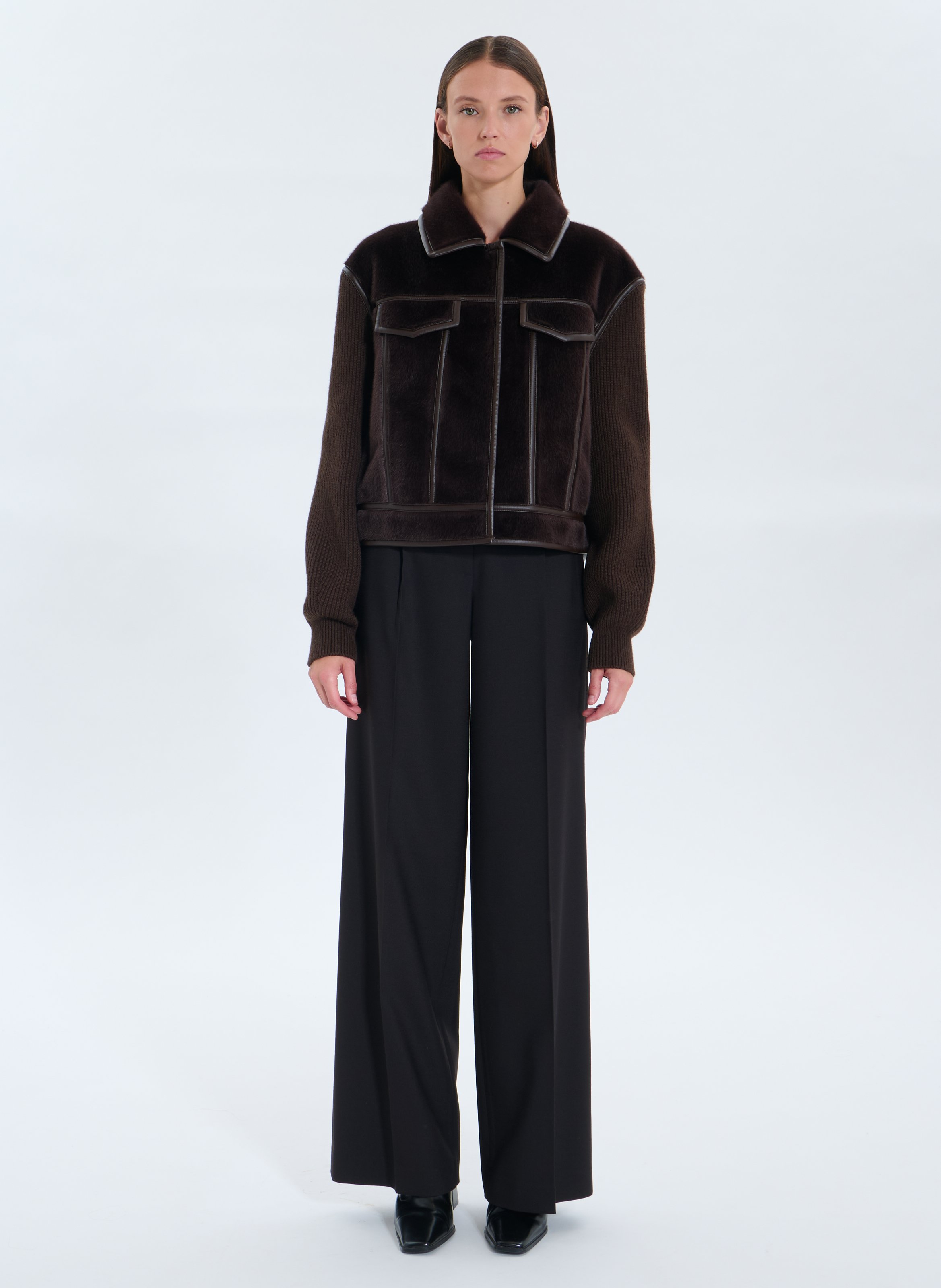 Manteau  majda ZAPA Marron