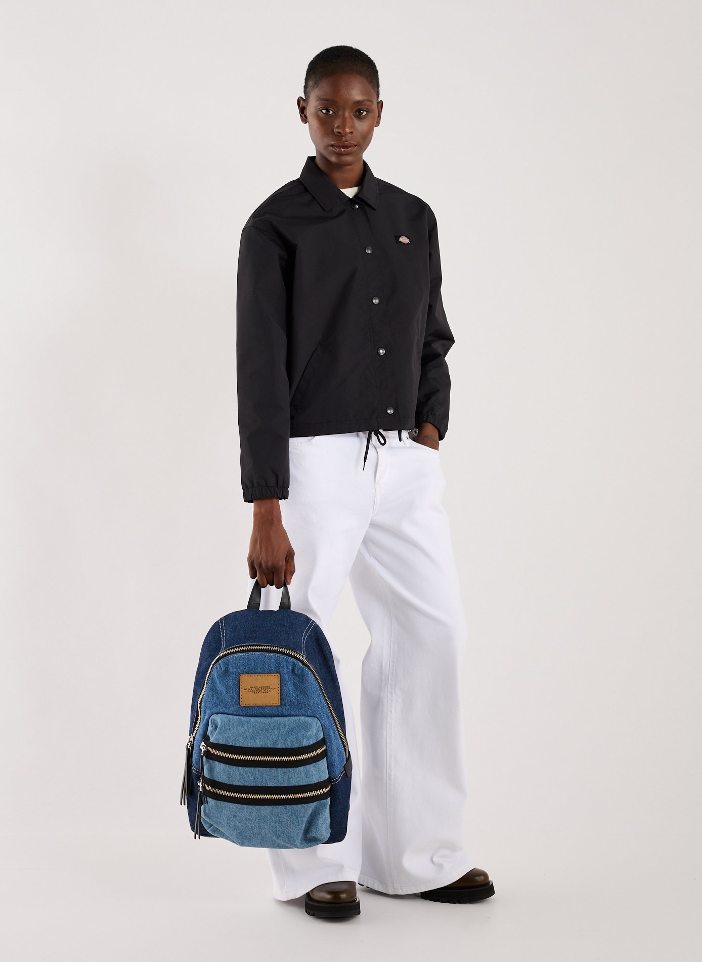 Sac à dos The Biker Colorblock Denim Large MARC JACOBS Multicolore